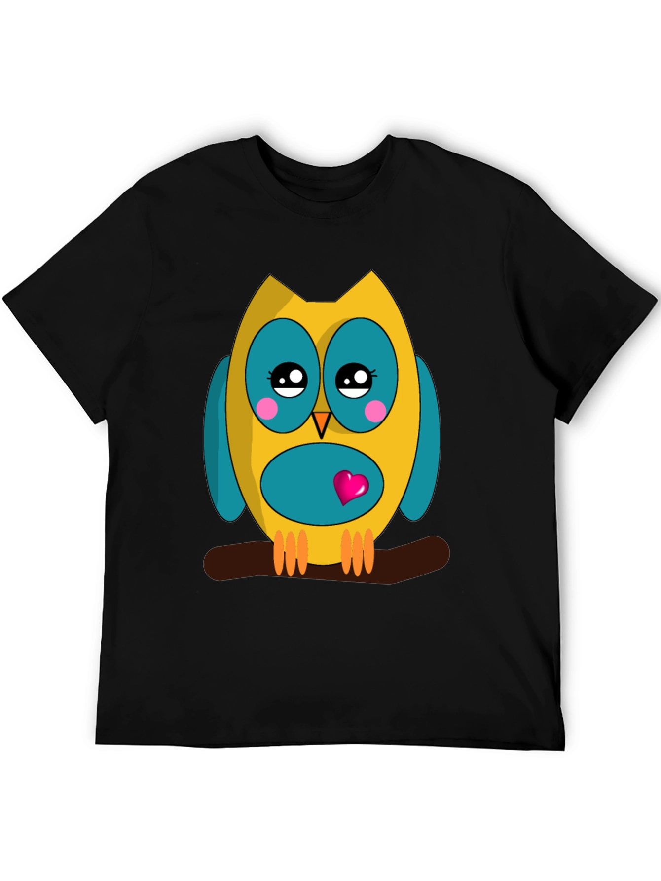 Cute Owl Graphic Tee - Soft Cotton Comfort