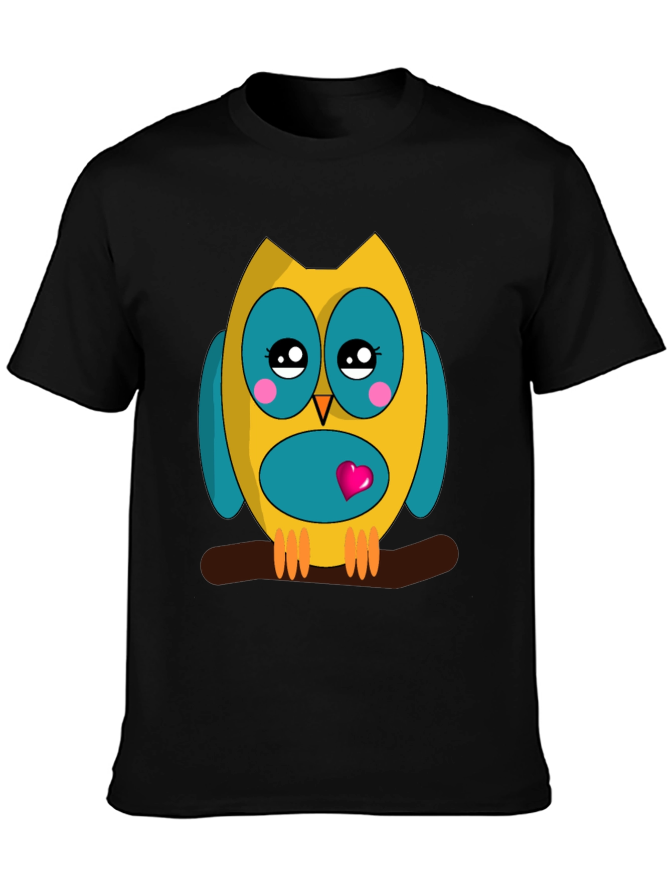 Cute Owl Graphic Tee - Soft Cotton Comfort