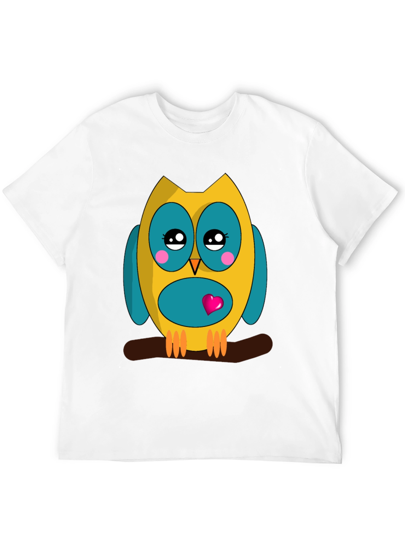 Cute Owl Graphic Tee - Soft Cotton Comfort