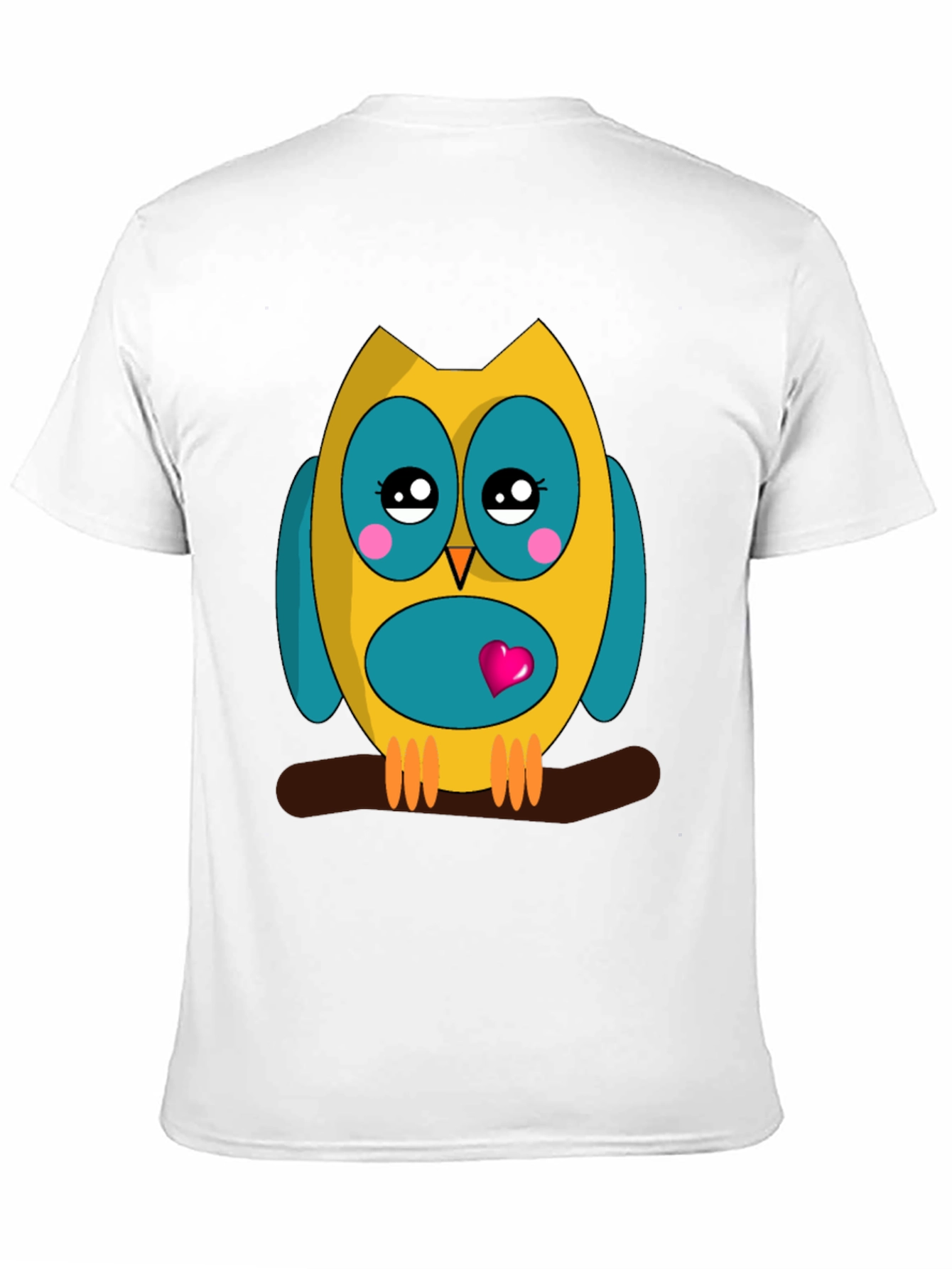 Cute Owl Graphic Tee - Soft Cotton Comfort