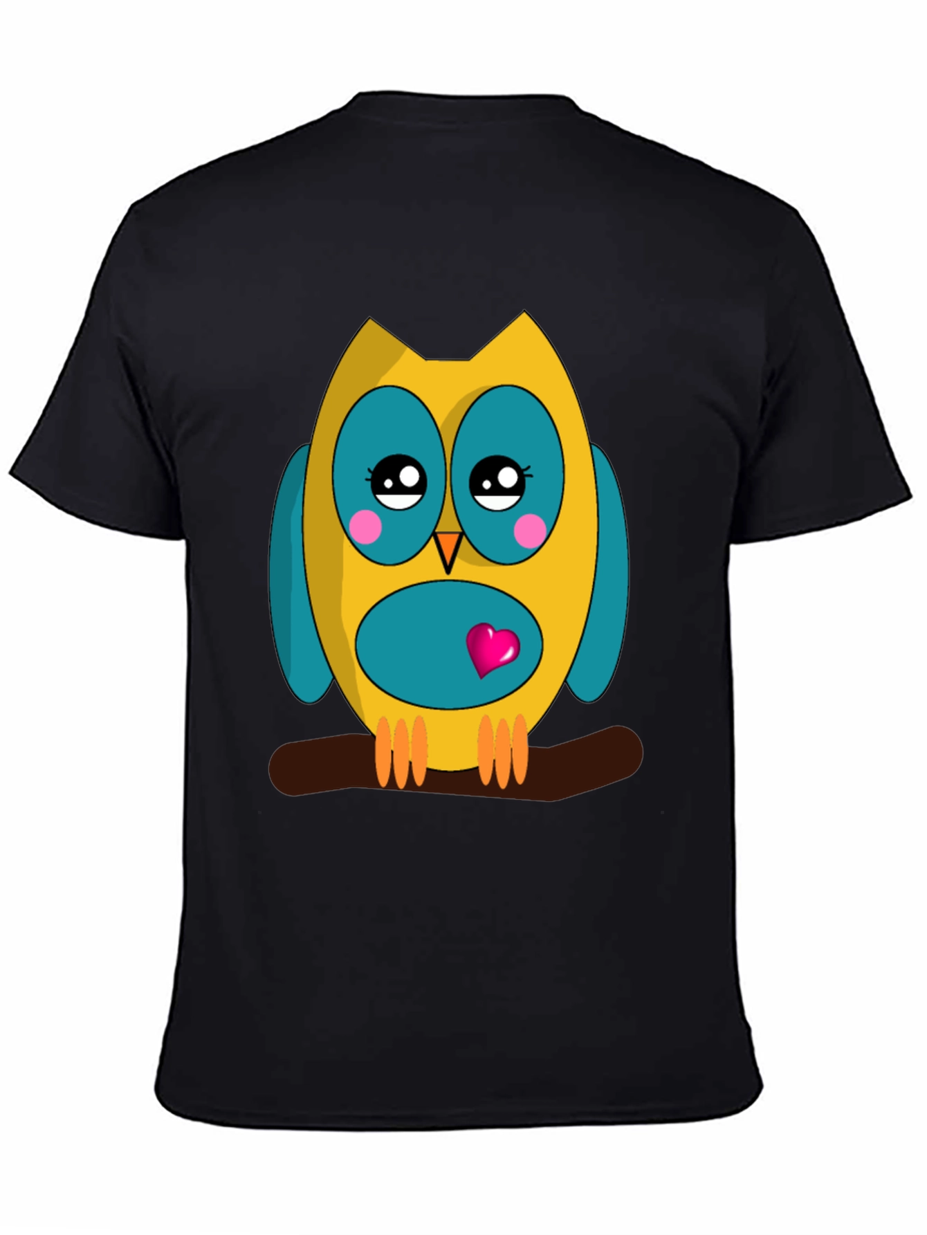 Cute Owl Graphic Tee - Soft Cotton Comfort