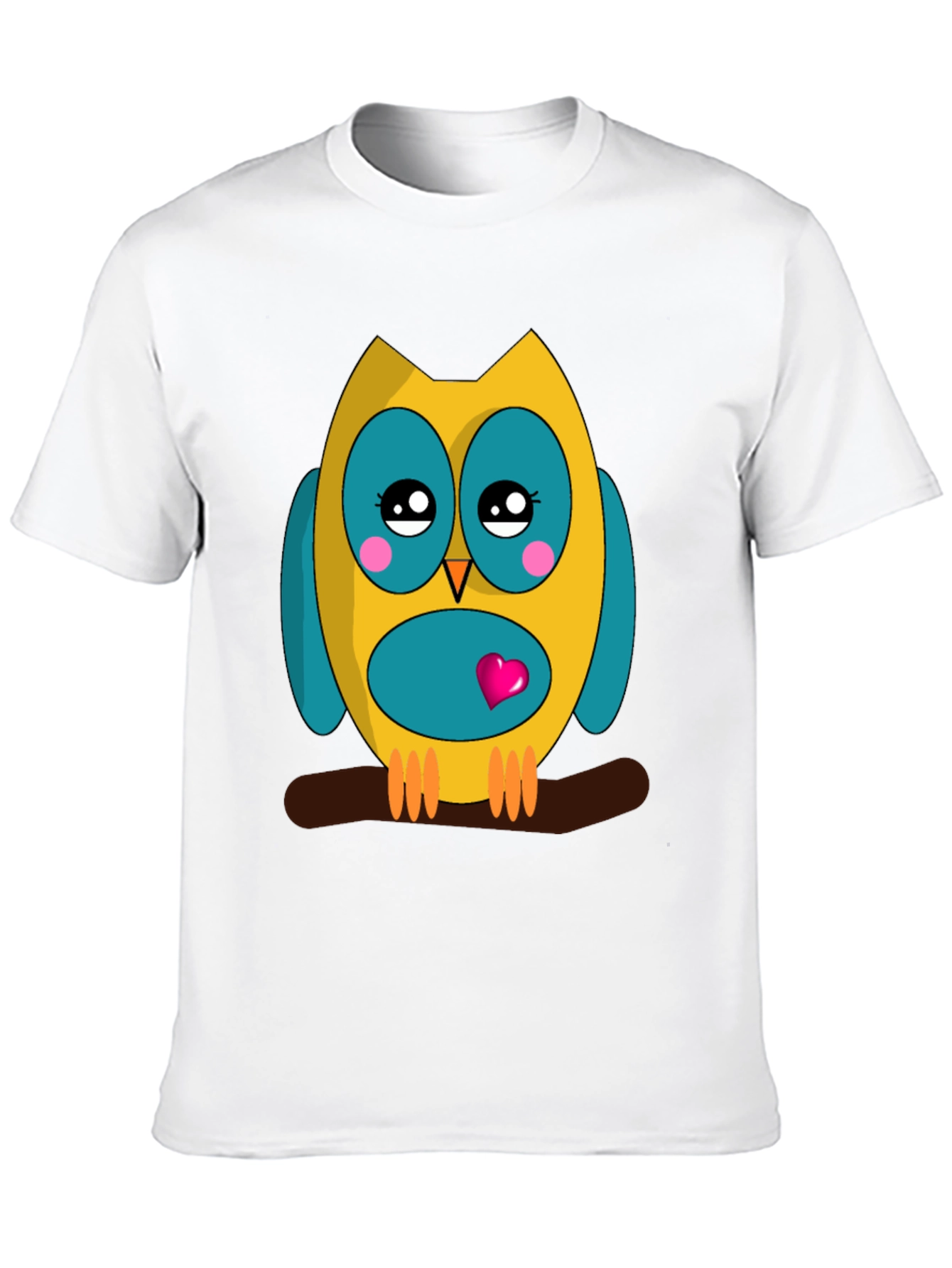 Cute Owl Graphic Tee - Soft Cotton Comfort