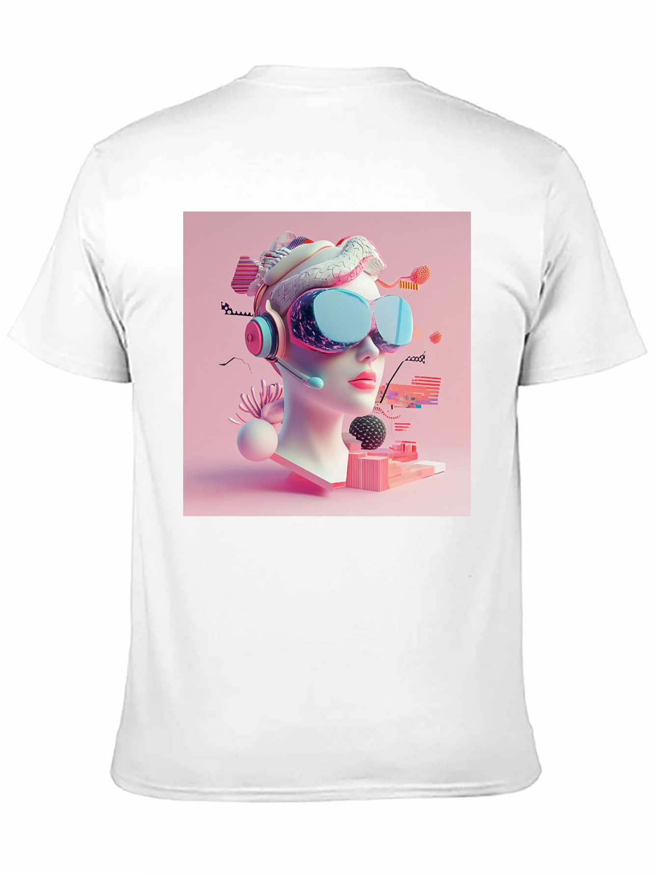 VR Headset Graphic Tee - Unisex Black T-Shirt