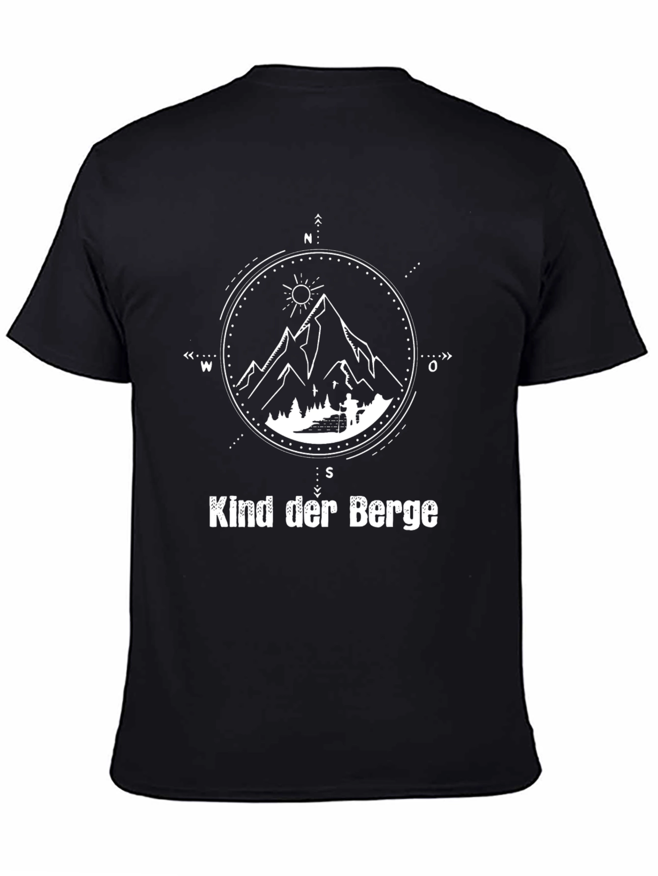Kind Der Berge Black Graphic Tee