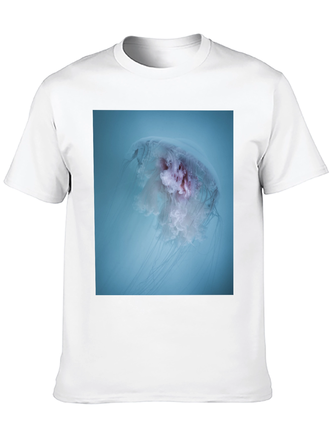 Jellyfish Graphic Tee - Black Cotton Blend