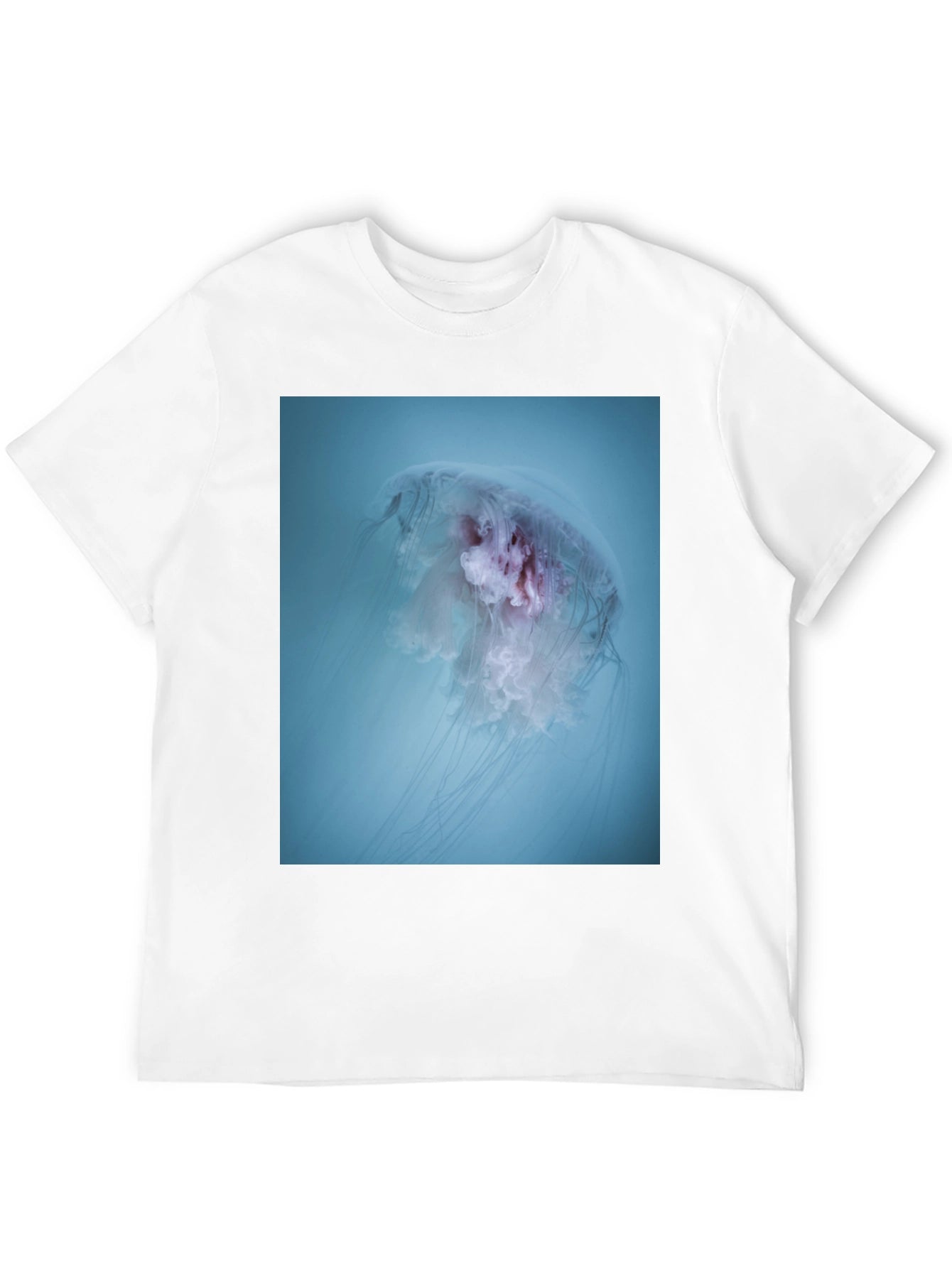 Jellyfish Graphic Tee - Black Cotton Blend