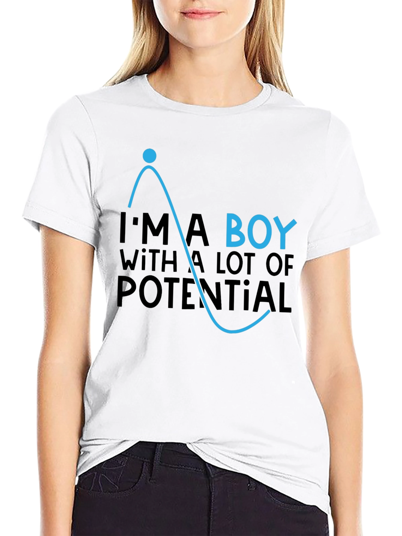 Potential Boy Black T-Shirt