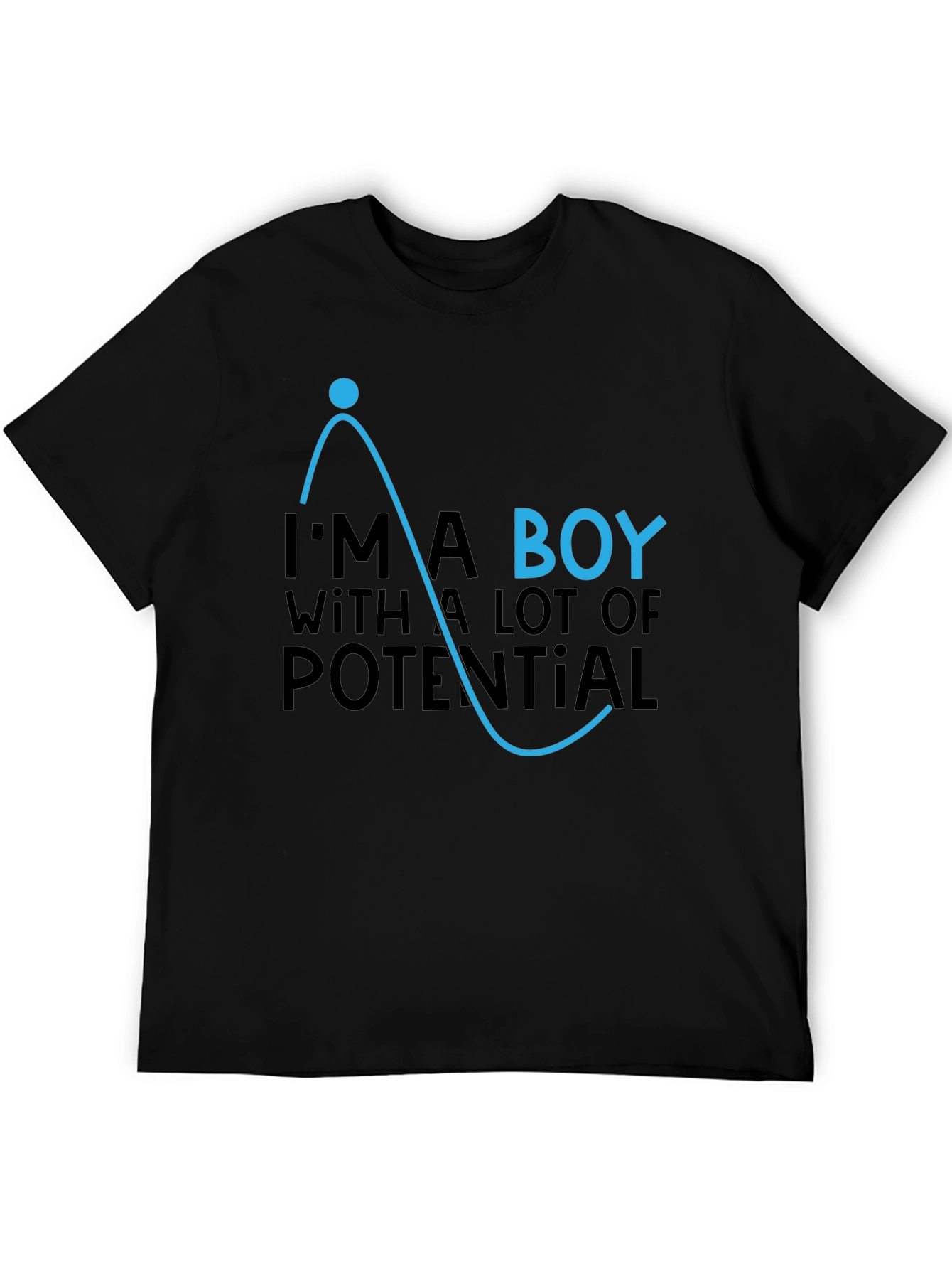 Potential Boy Black T-Shirt
