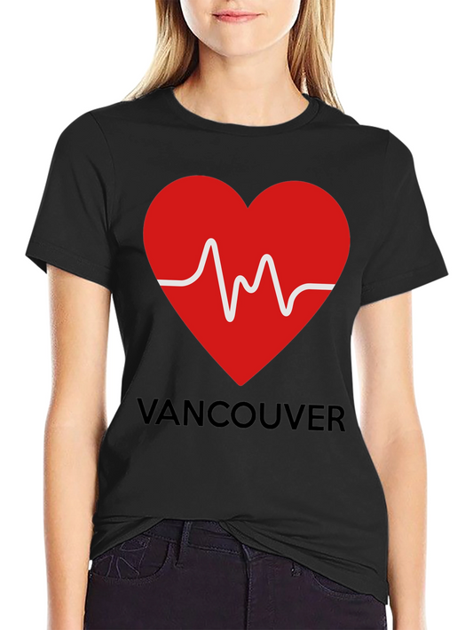 Vancouver Heartbeat T-Shirt | City Pride Tee