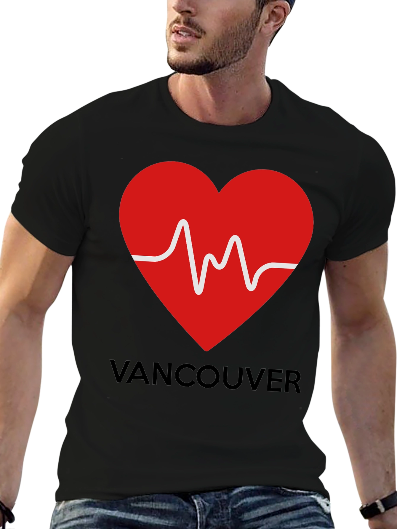 Vancouver Heartbeat T-Shirt | City Pride Tee