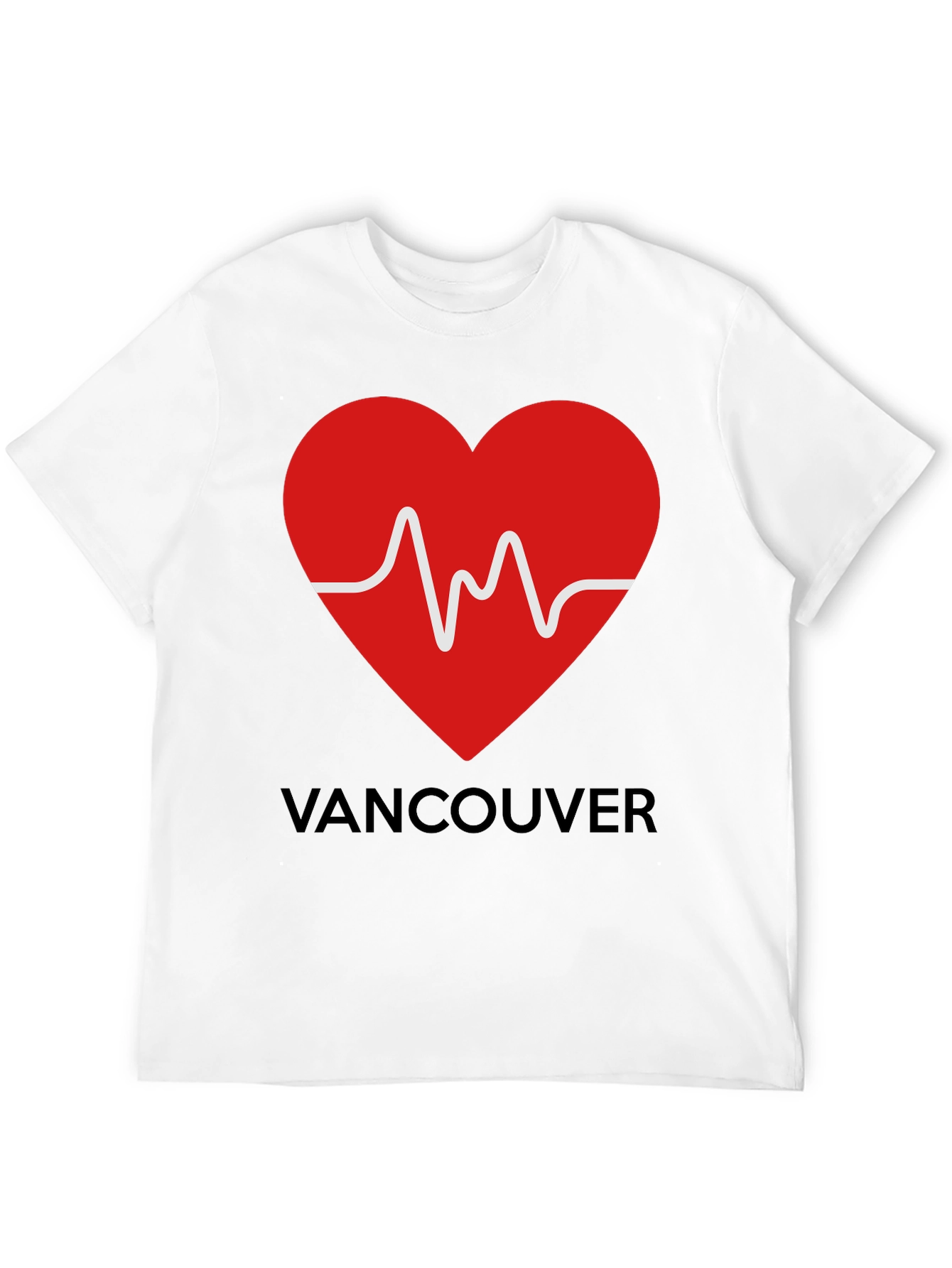 Vancouver Heartbeat T-Shirt | City Pride Tee