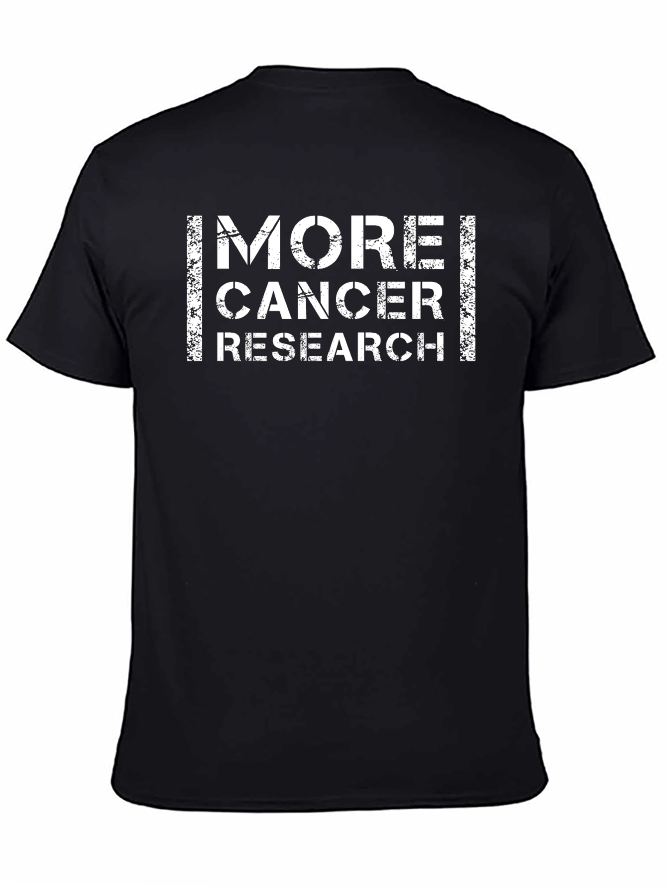 More Cancer Research Black Graphic T-Shirt