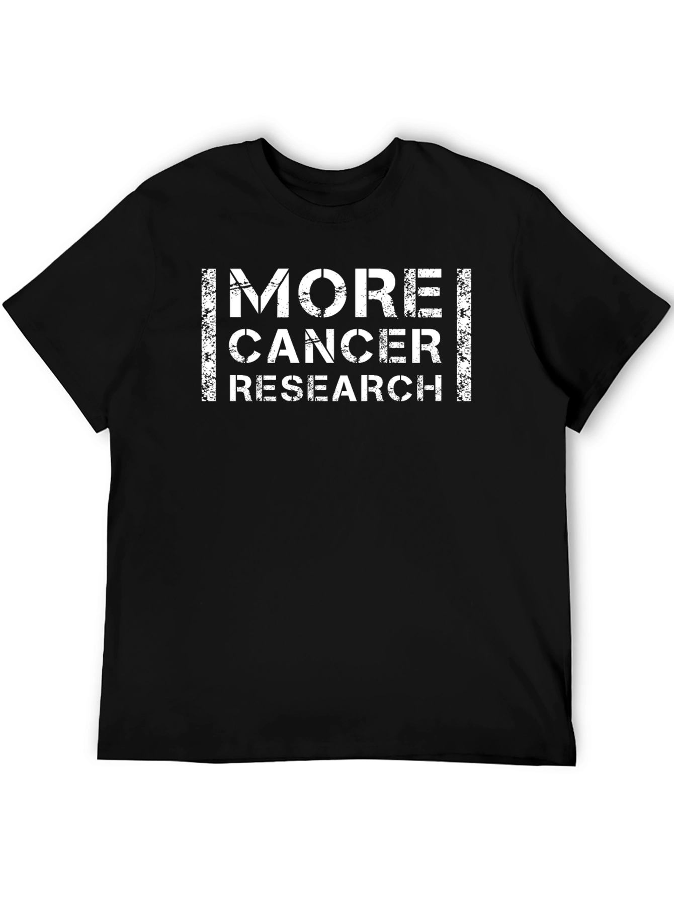 More Cancer Research Black Graphic T-Shirt