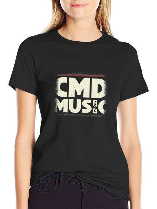 CMD Music Graphic T-Shirt - Black