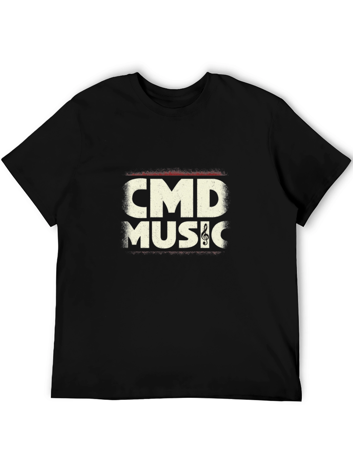 CMD Music Graphic T-Shirt - Black