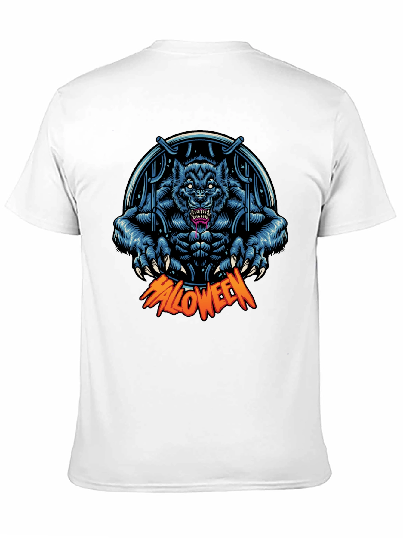 Halloween Werewolf T-Shirt - Spooky Season Apparel