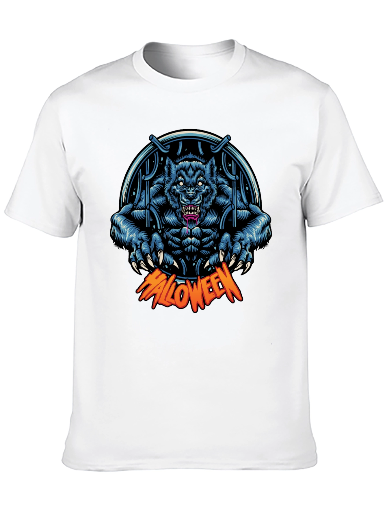 Halloween Werewolf T-Shirt - Spooky Season Apparel