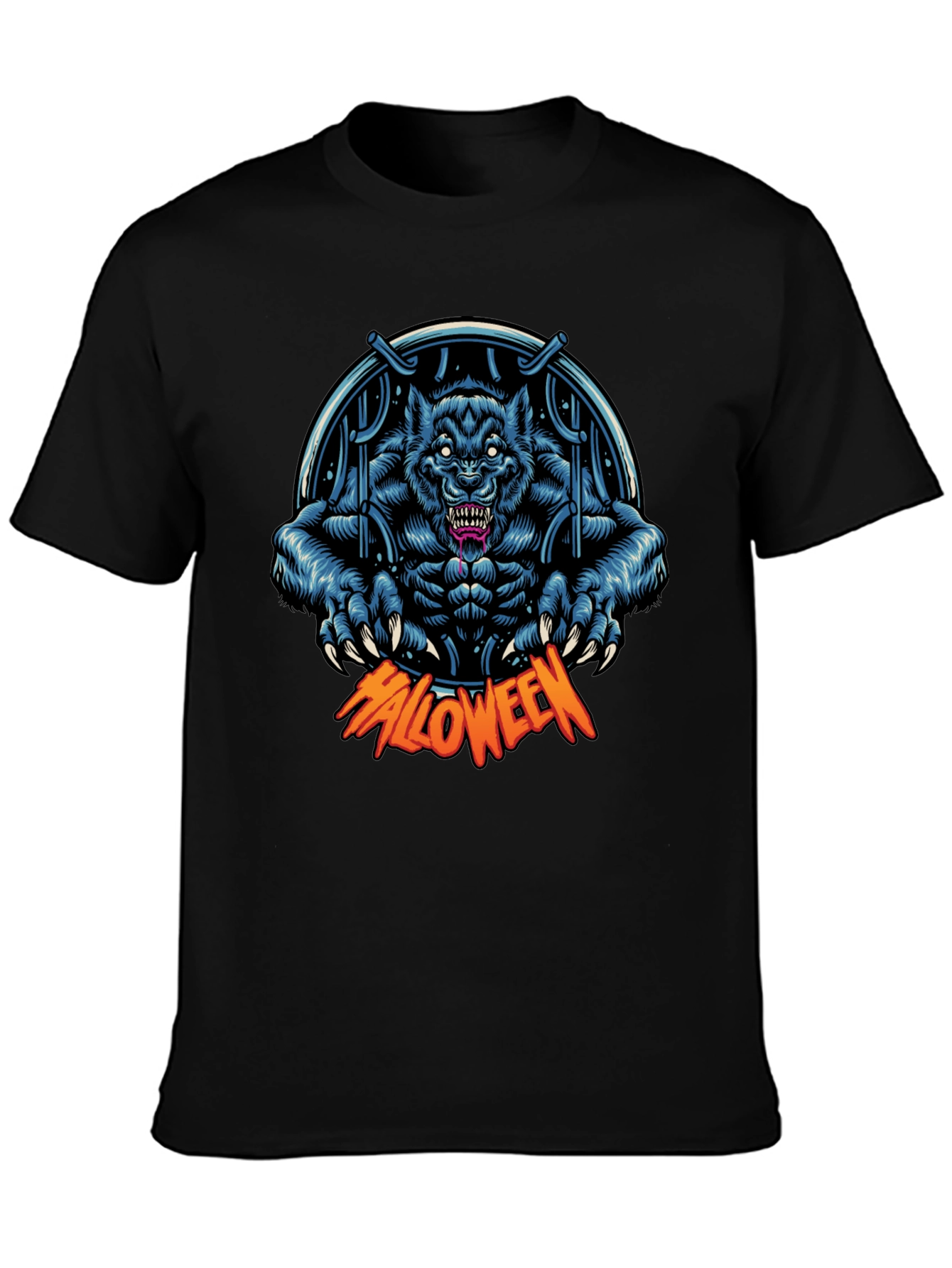 Halloween Werewolf T-Shirt - Spooky Season Apparel