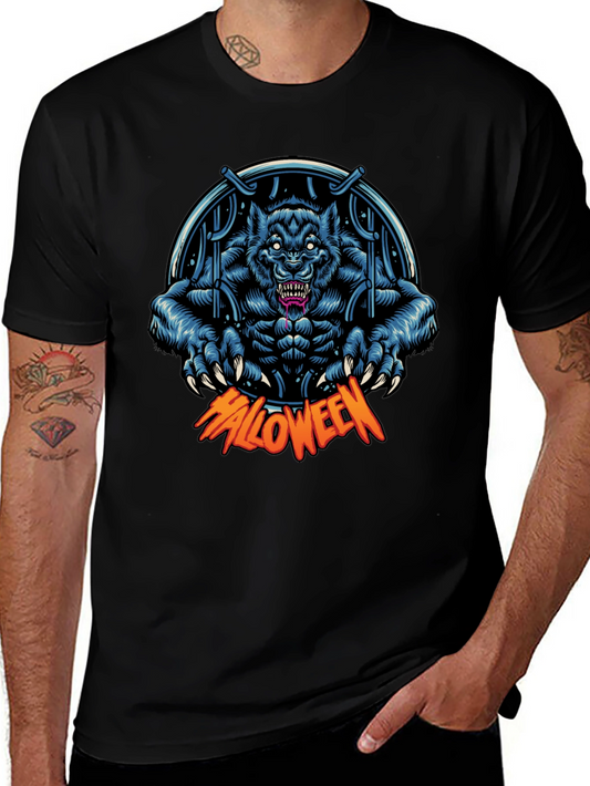 Halloween Werewolf T-Shirt - Spooky Season Apparel