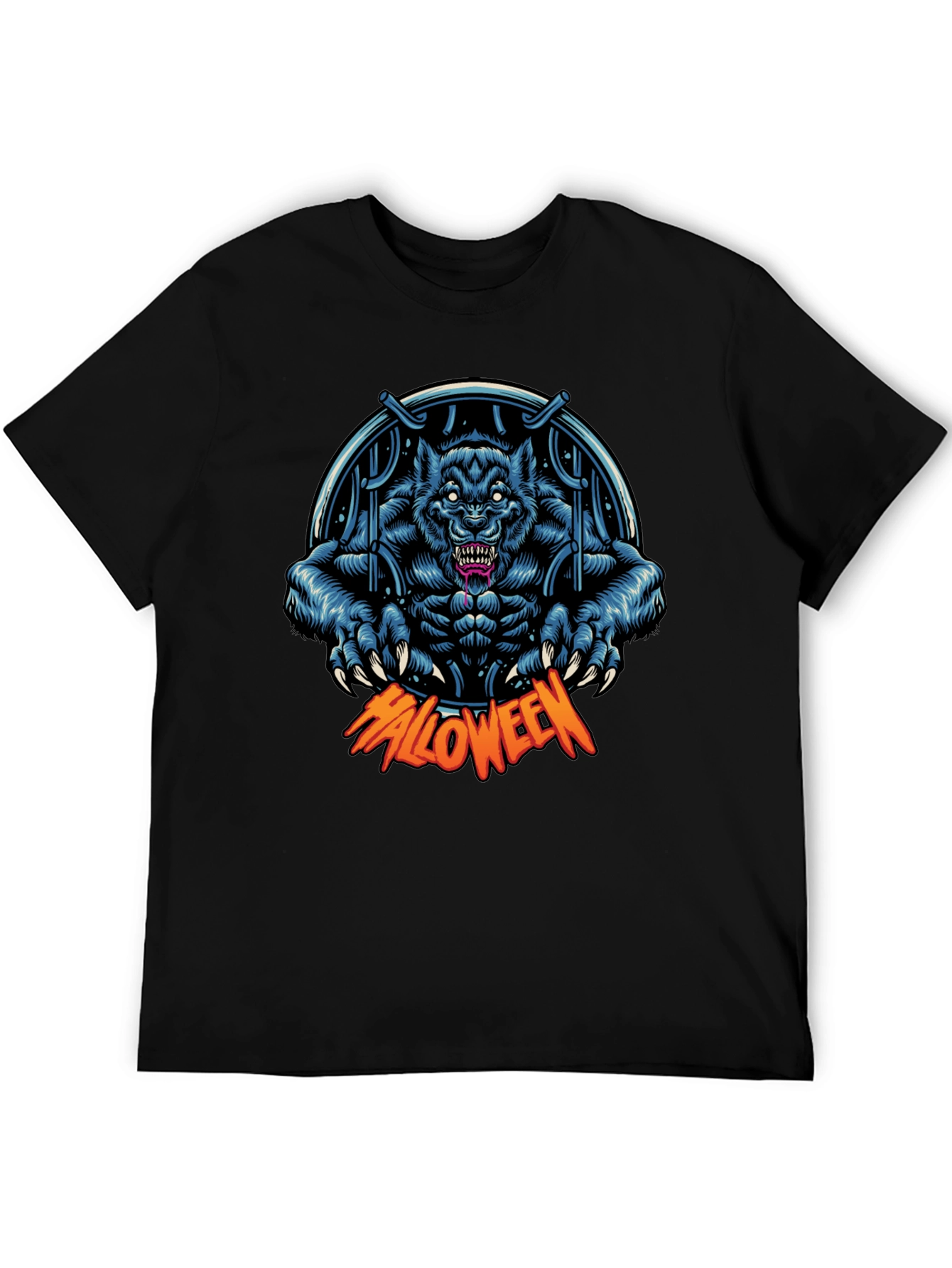 Halloween Werewolf T-Shirt - Spooky Season Apparel