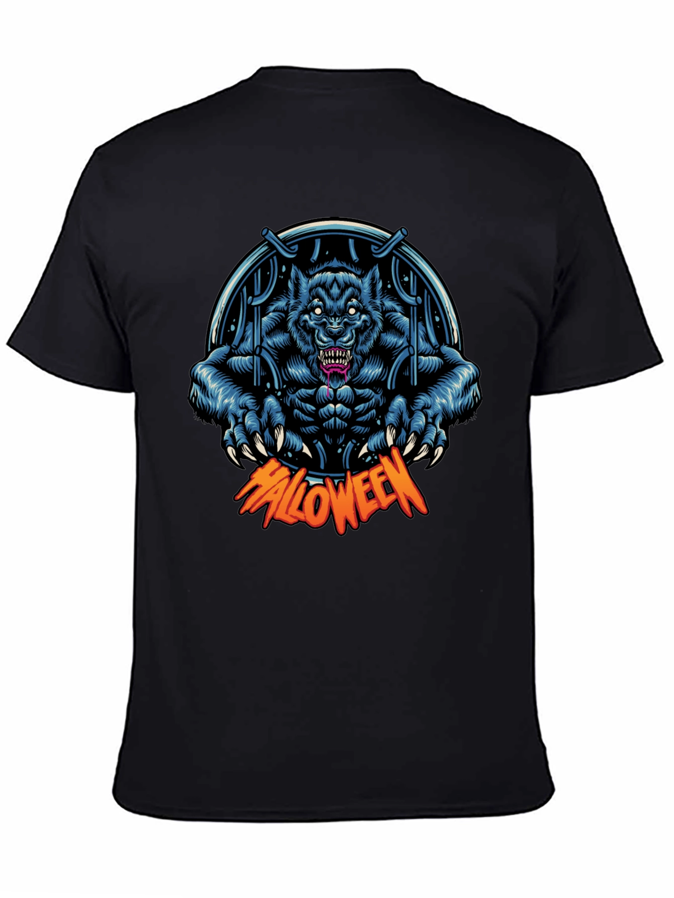 Halloween Werewolf T-Shirt - Spooky Season Apparel