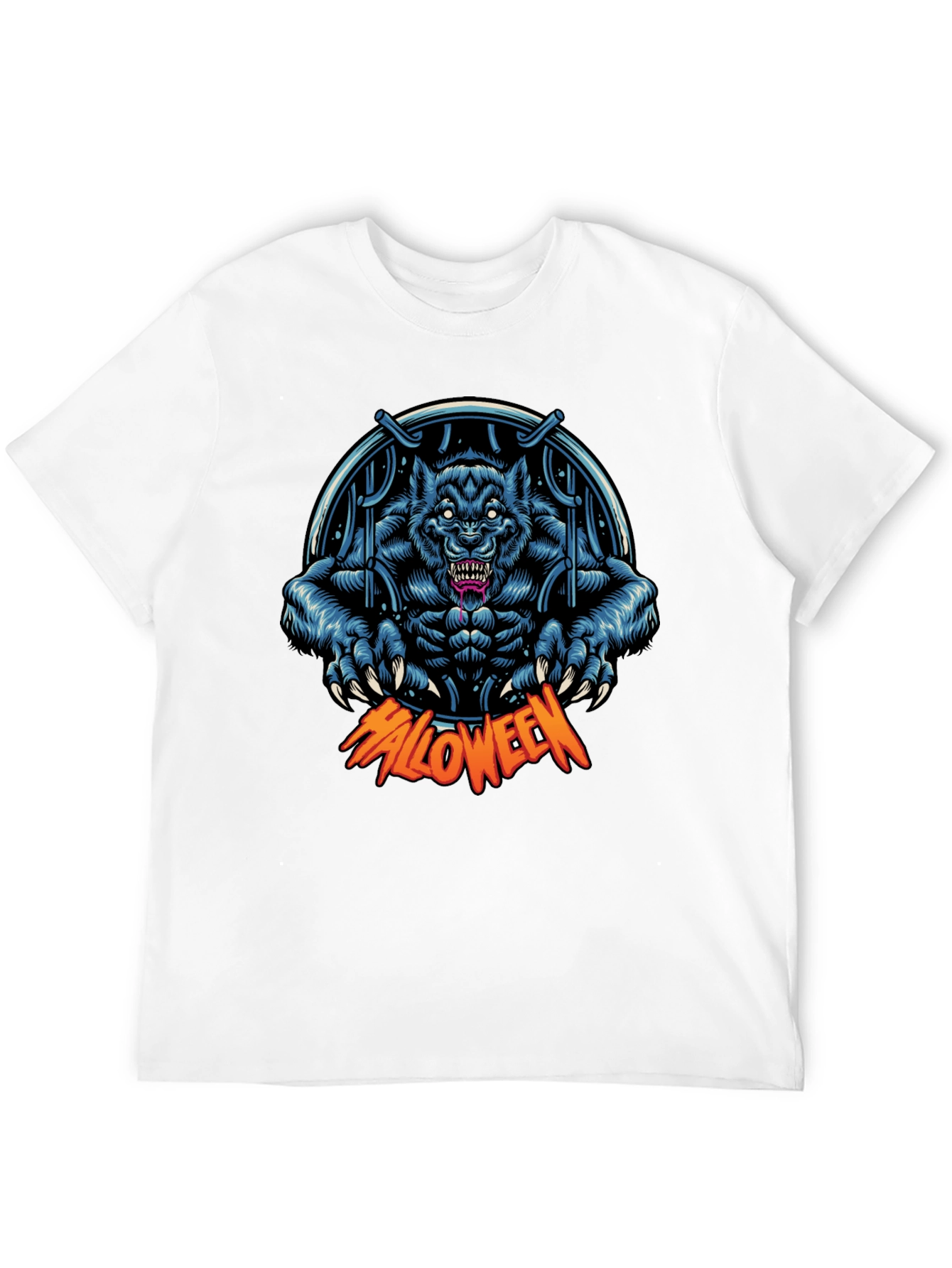 Halloween Werewolf T-Shirt - Spooky Season Apparel