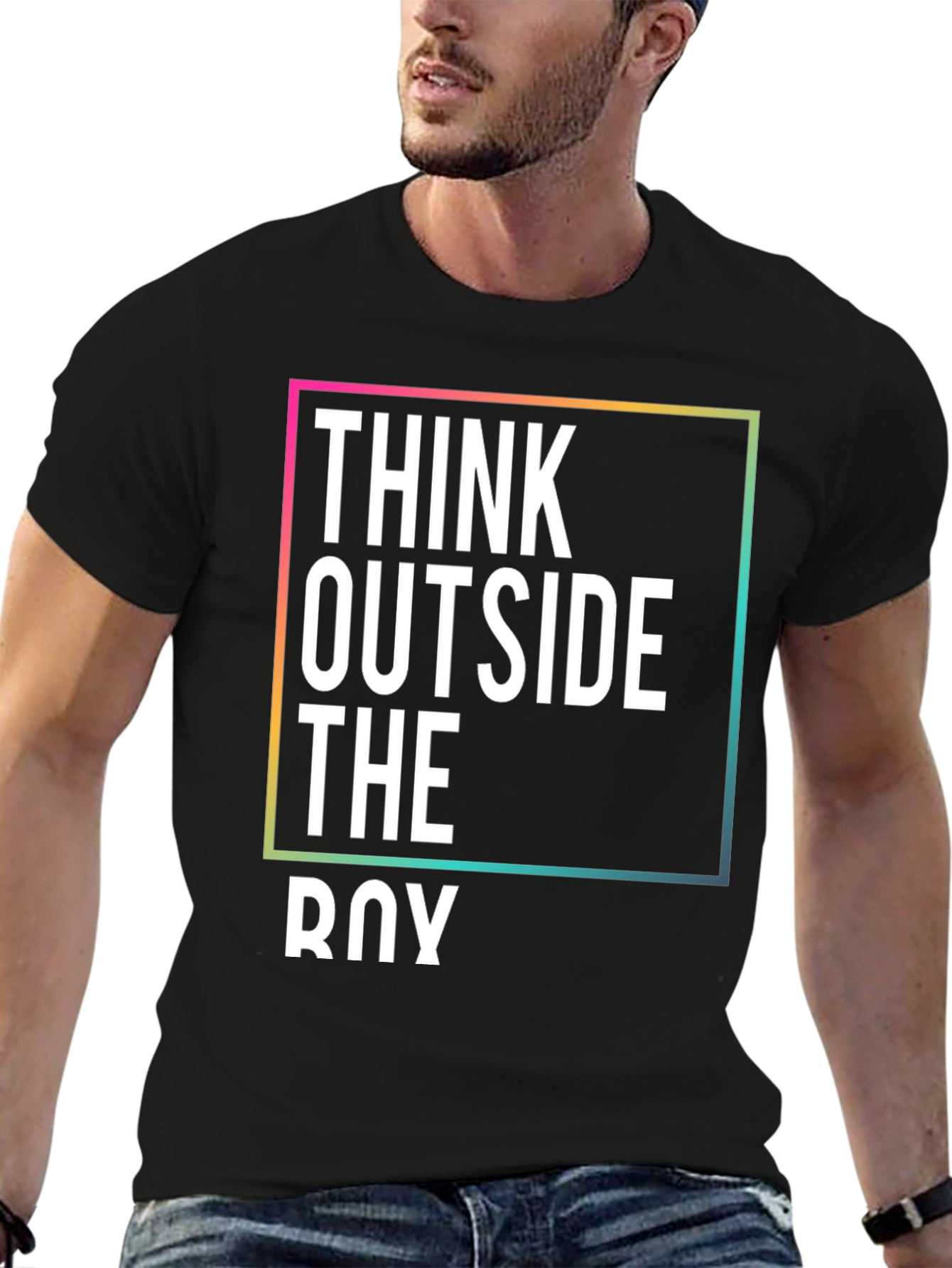Think Outside the Box Graphic Tee