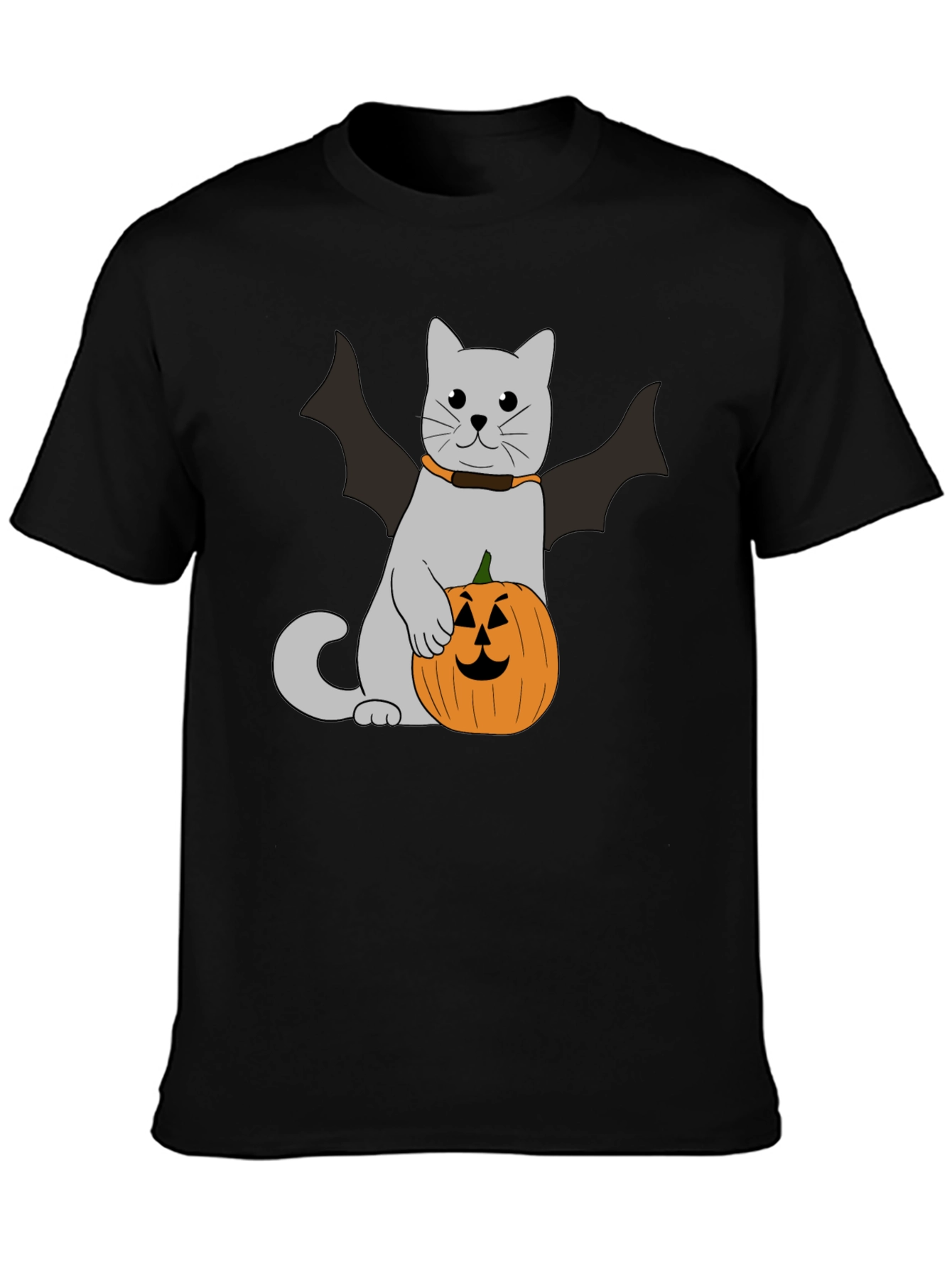 Halloween Cat Bat T-Shirt