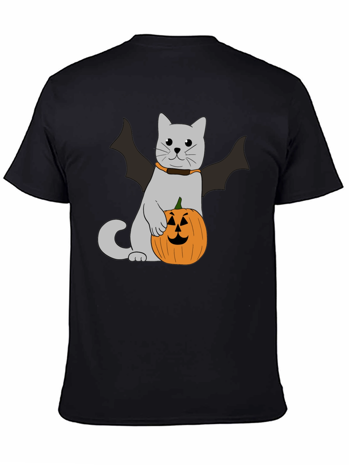 Halloween Cat Bat T-Shirt