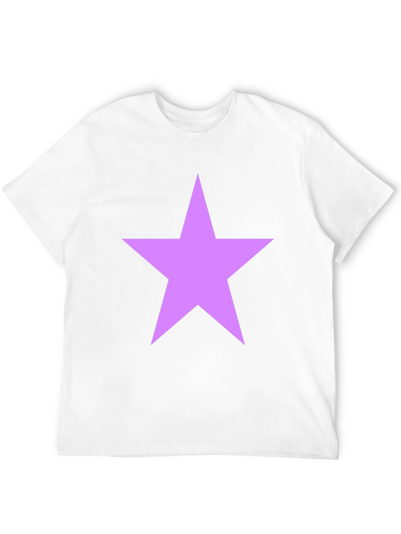 Star Graphic Tee - Black Cotton Blend Shirt