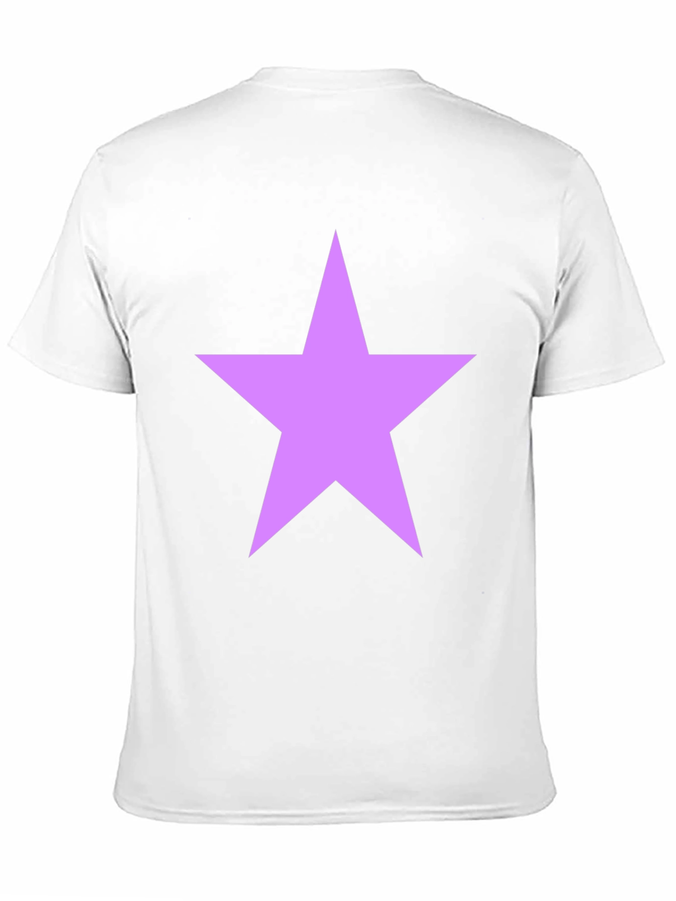 Star Graphic Tee - Black Cotton Blend Shirt