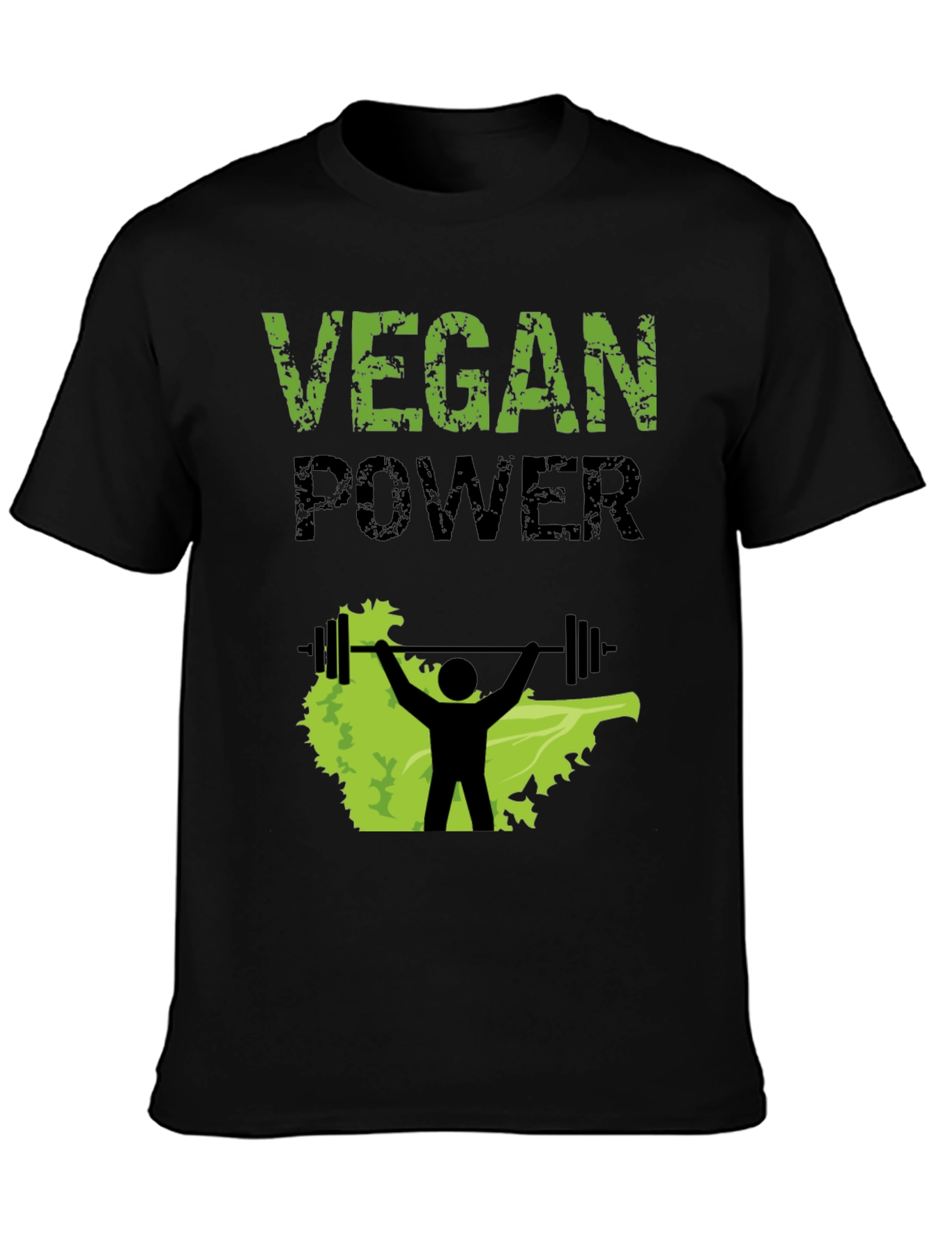 Vegan Power T-Shirt - Weightlifting Plant Based