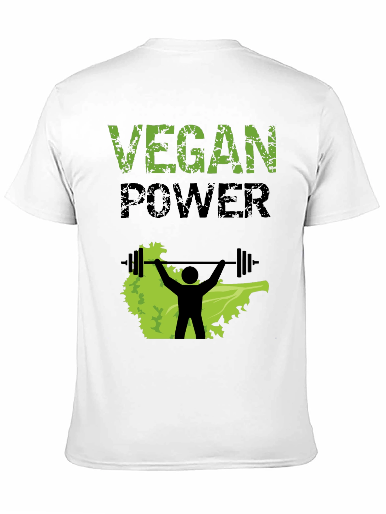 Vegan Power T-Shirt - Weightlifting Plant Based