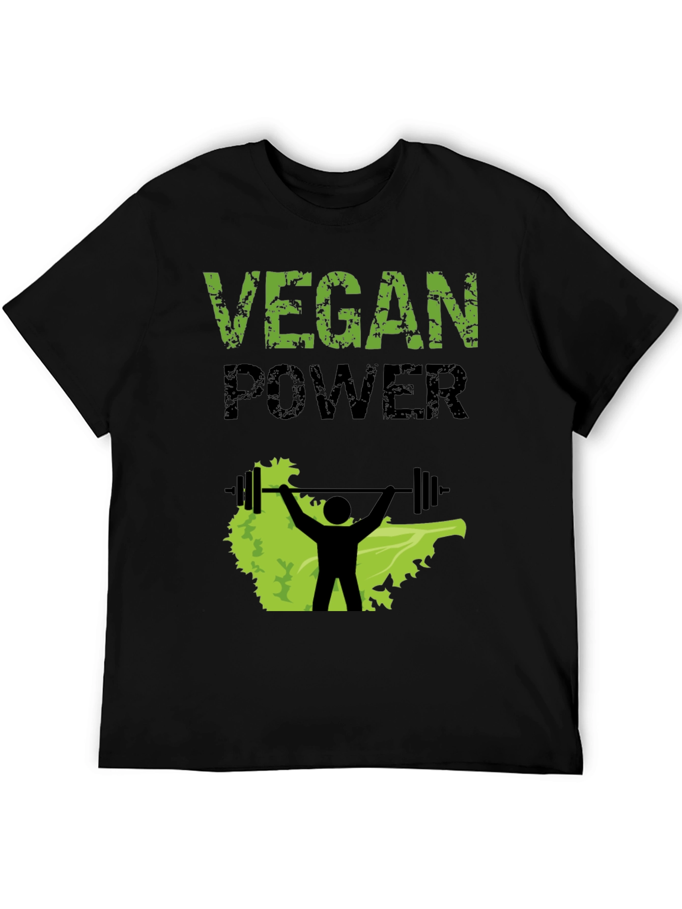 Vegan Power T-Shirt - Weightlifting Plant Based
