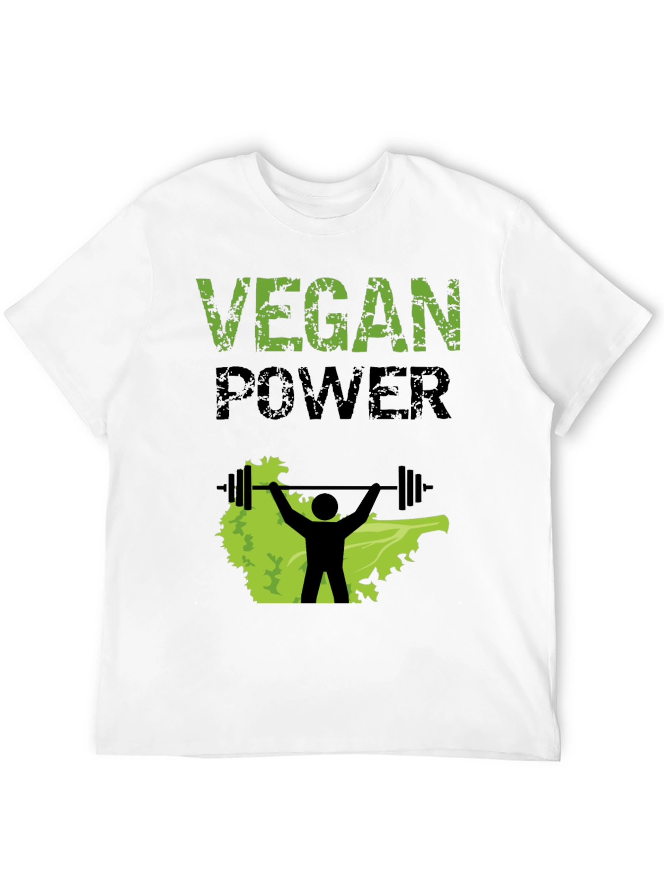 Vegan Power T-Shirt - Weightlifting Plant Based