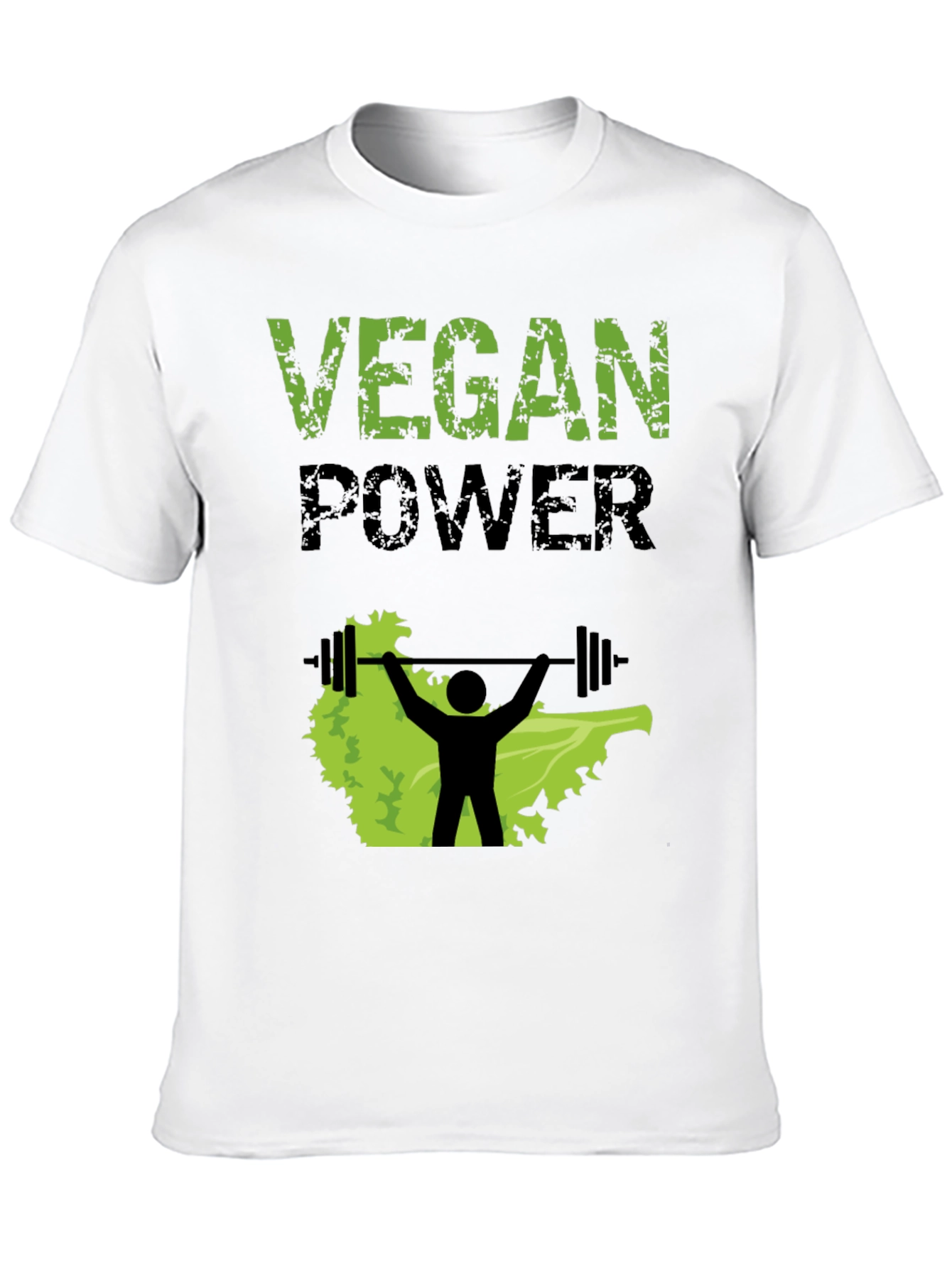 Vegan Power T-Shirt - Weightlifting Plant Based