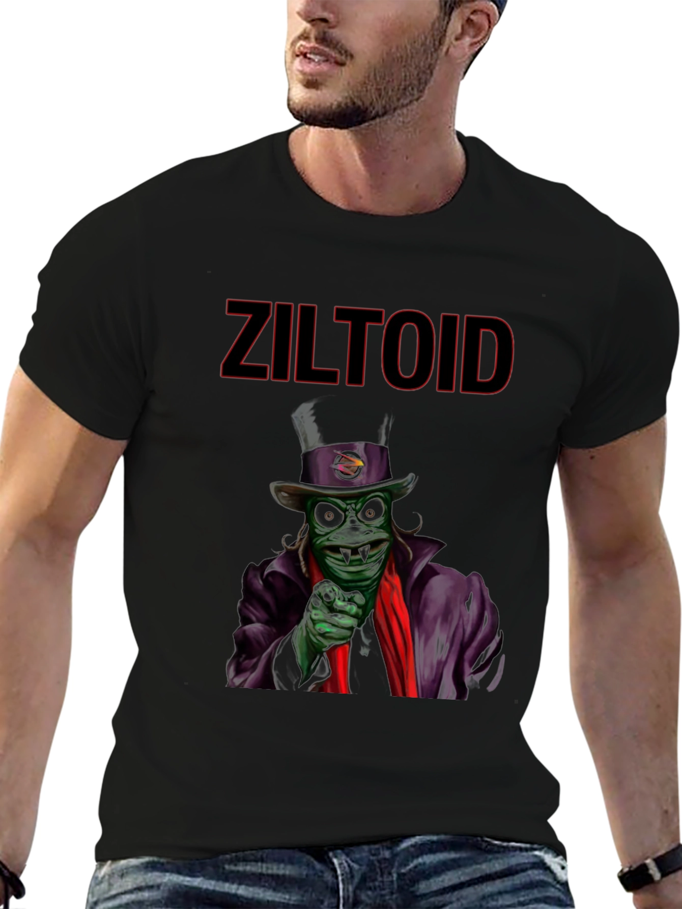 Ziltoid T-Shirt - Black Cotton Graphic Tee