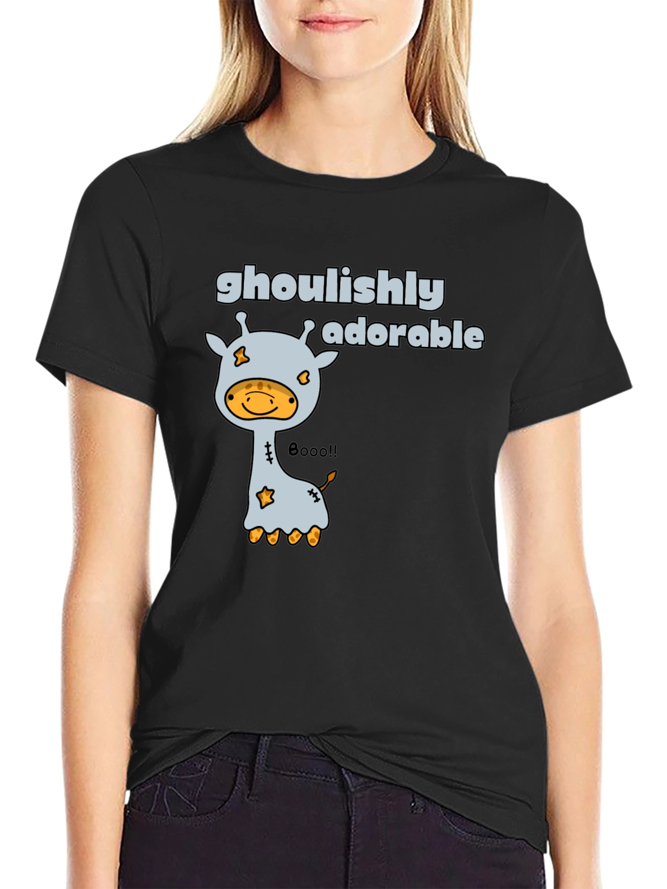 Ghoul Giraffe Graphic Tee