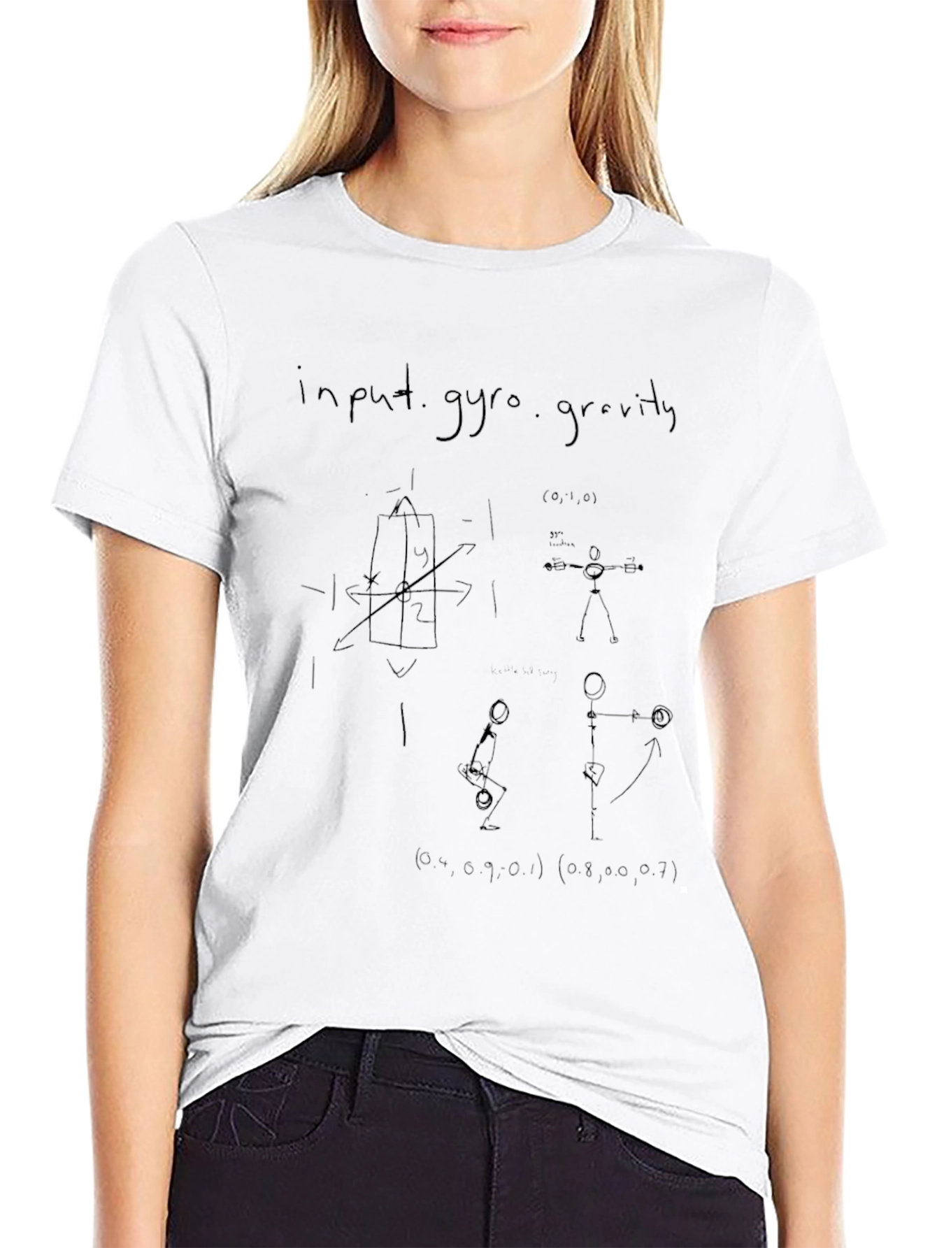 Input Gyro Gravity Black T-Shirt