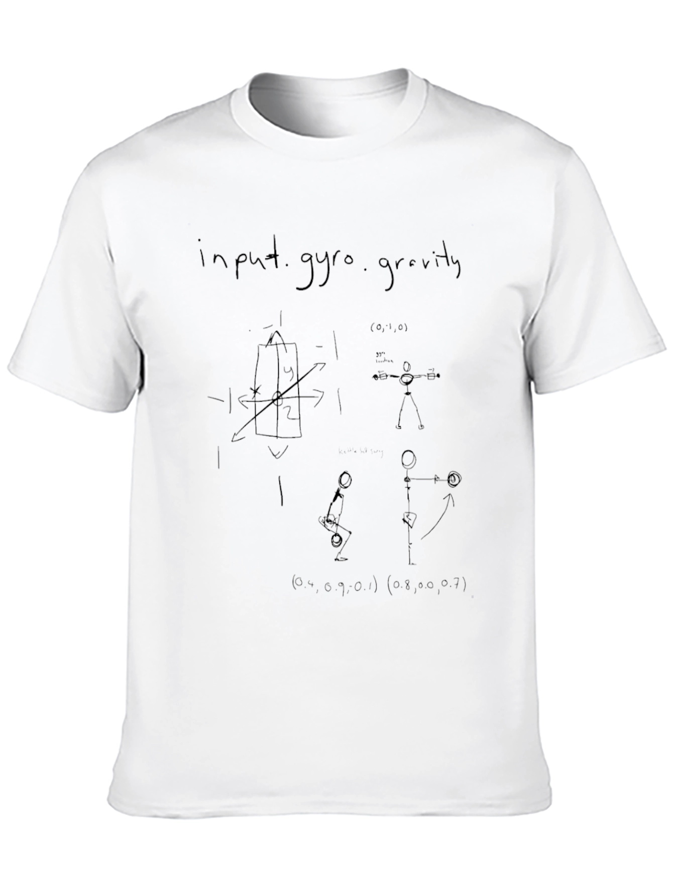 Input Gyro Gravity Black T-Shirt
