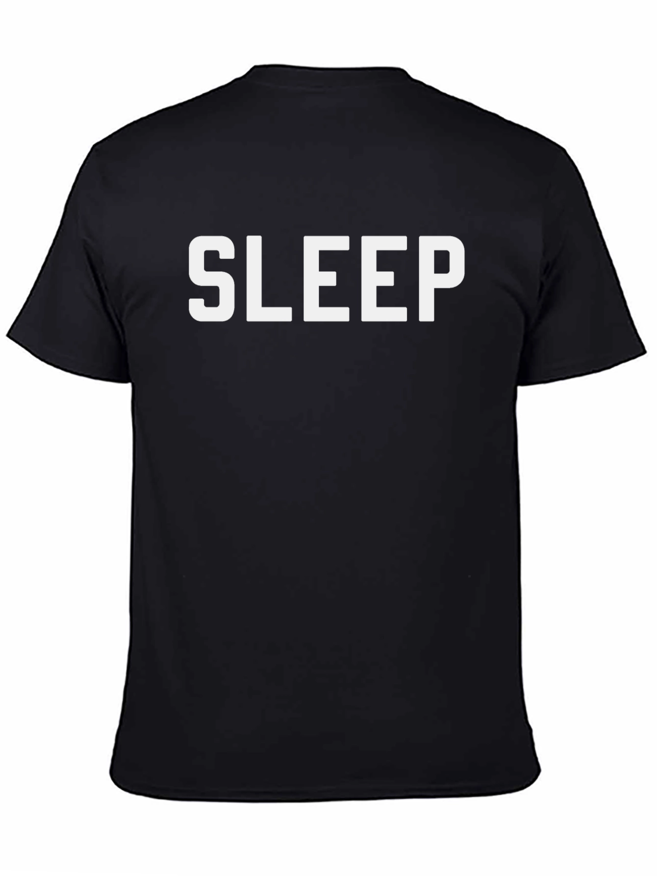 Sleep Graphic Tee - Mens Black Crewneck T-Shirt
