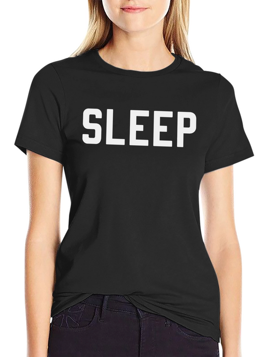 Sleep Graphic Tee - Mens Black Crewneck T-Shirt