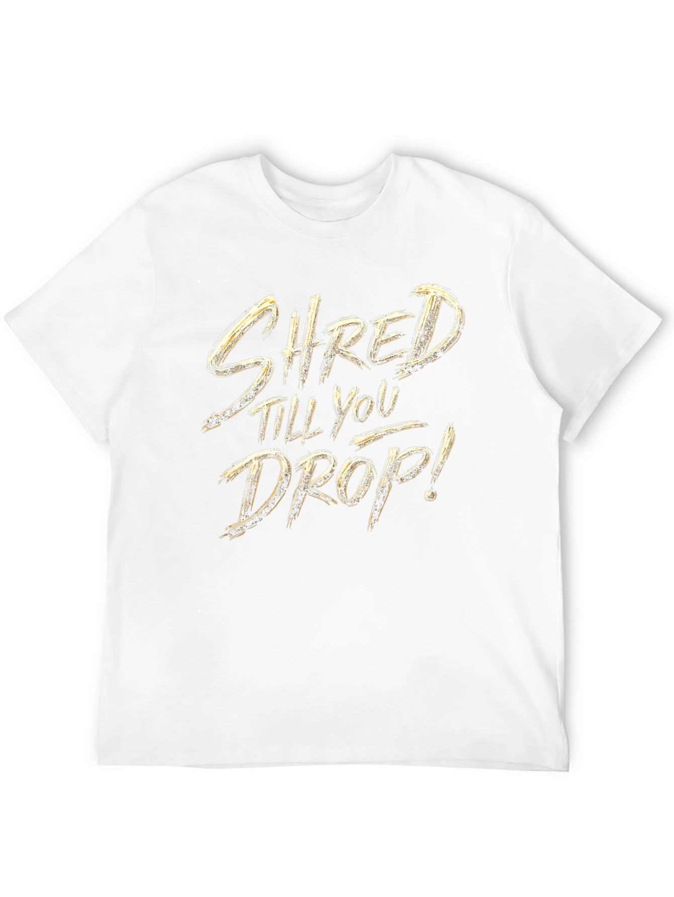 Shred Till You Drop Black Graphic Tee