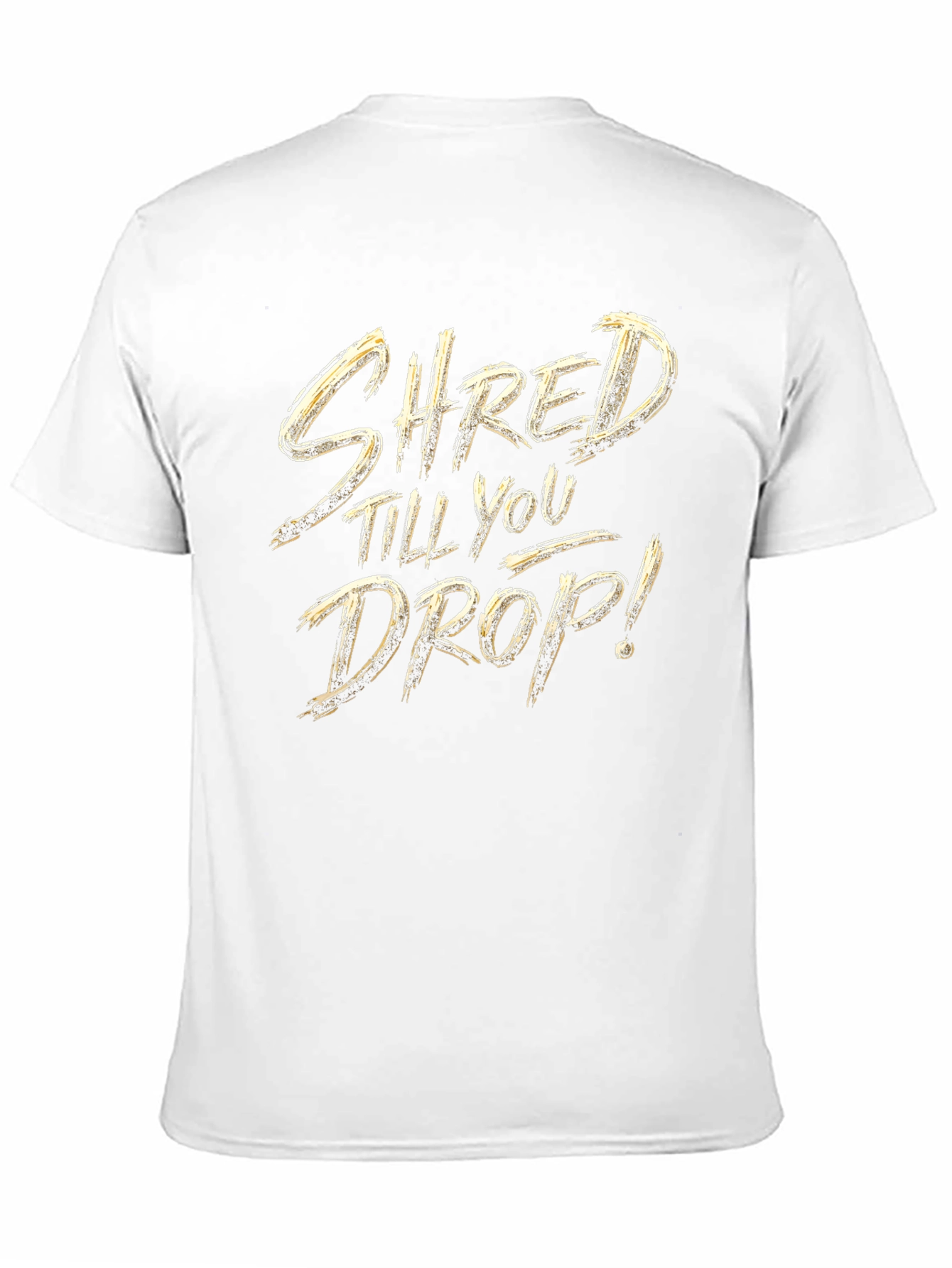 Shred Till You Drop Black Graphic Tee
