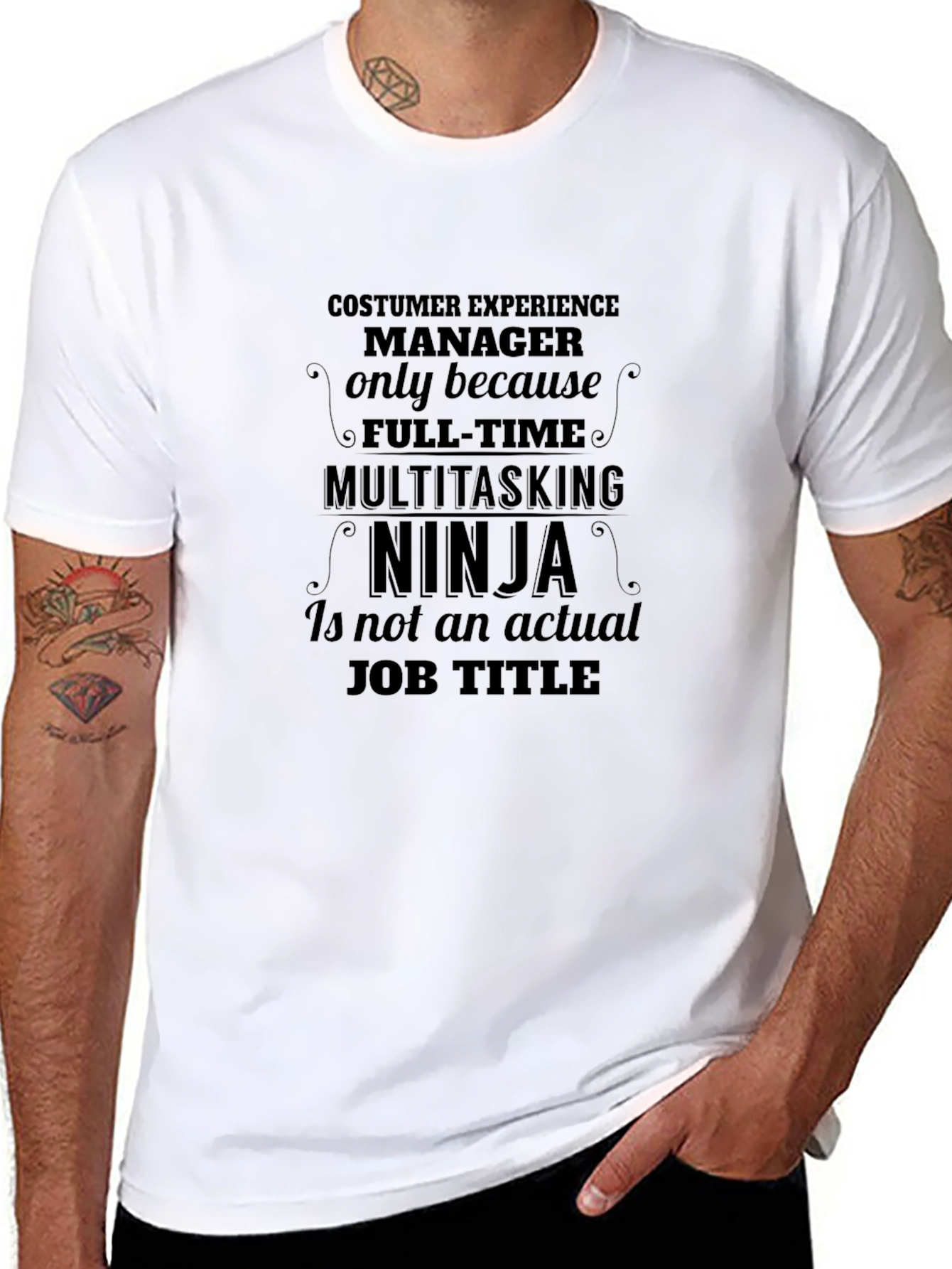 Customer Experience Manager Ninja T-Shirt