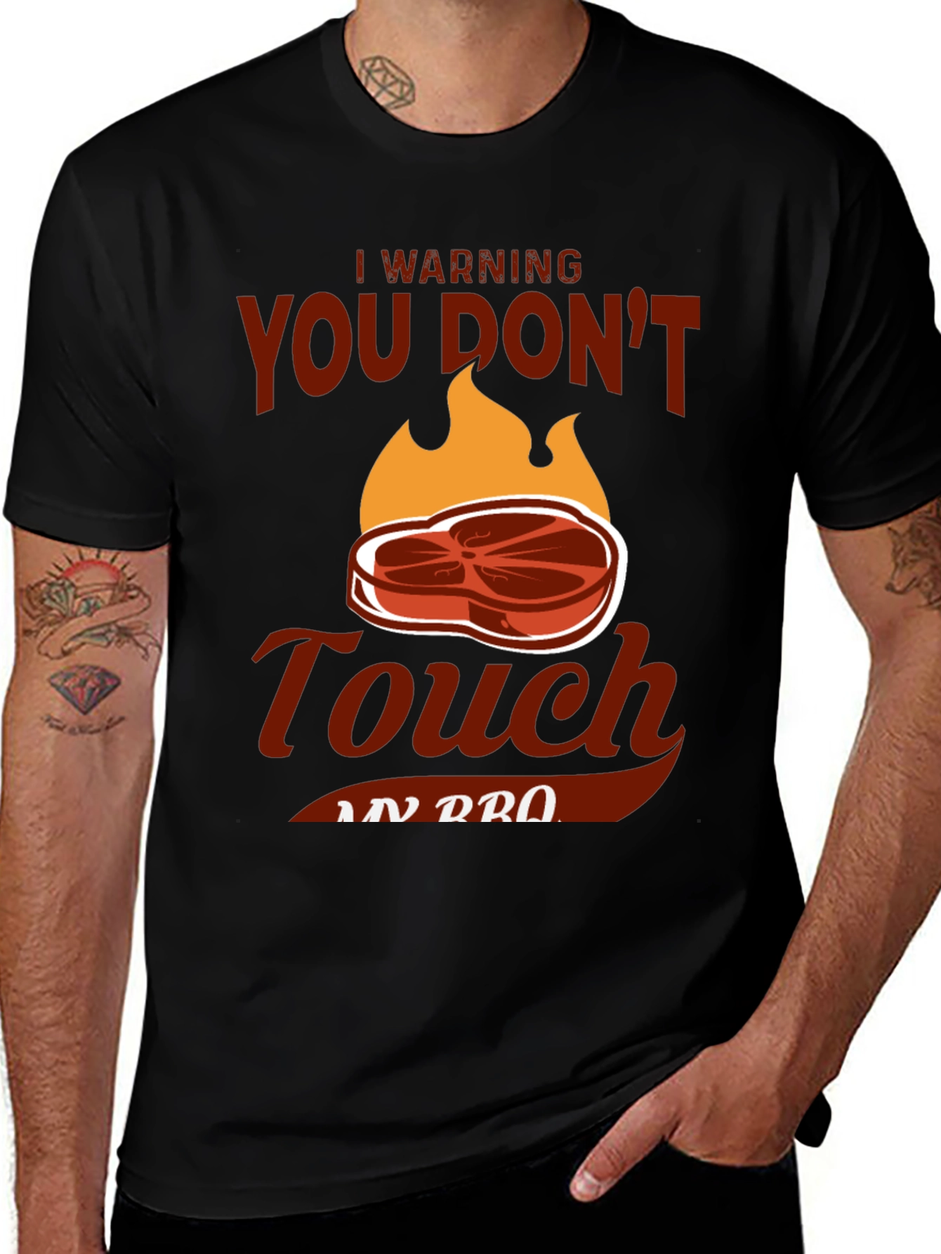 BBQ Grilling T-Shirt - Dont Touch My BBQ