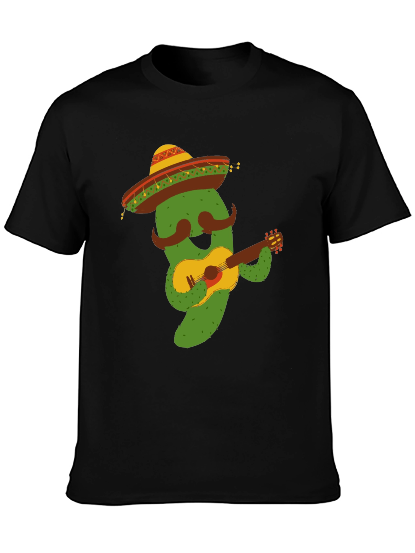 Cactus Guitarist Graphic Tee - Quirky & Comfortable