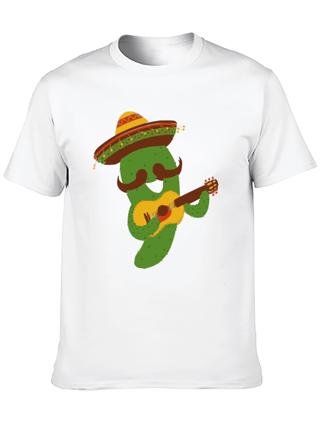 Cactus Guitarist Graphic Tee - Quirky & Comfortable
