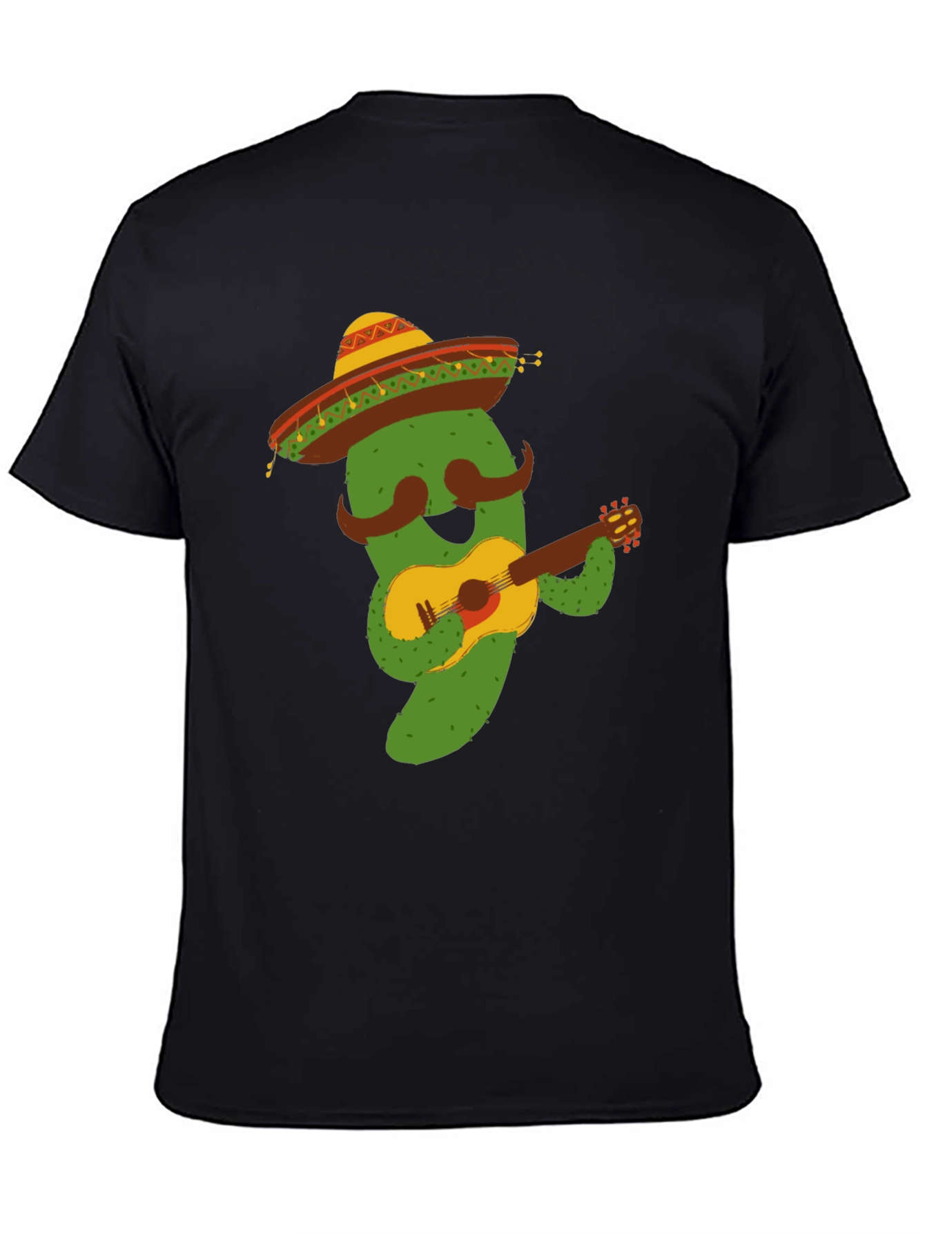 Cactus Guitarist Graphic Tee - Quirky & Comfortable