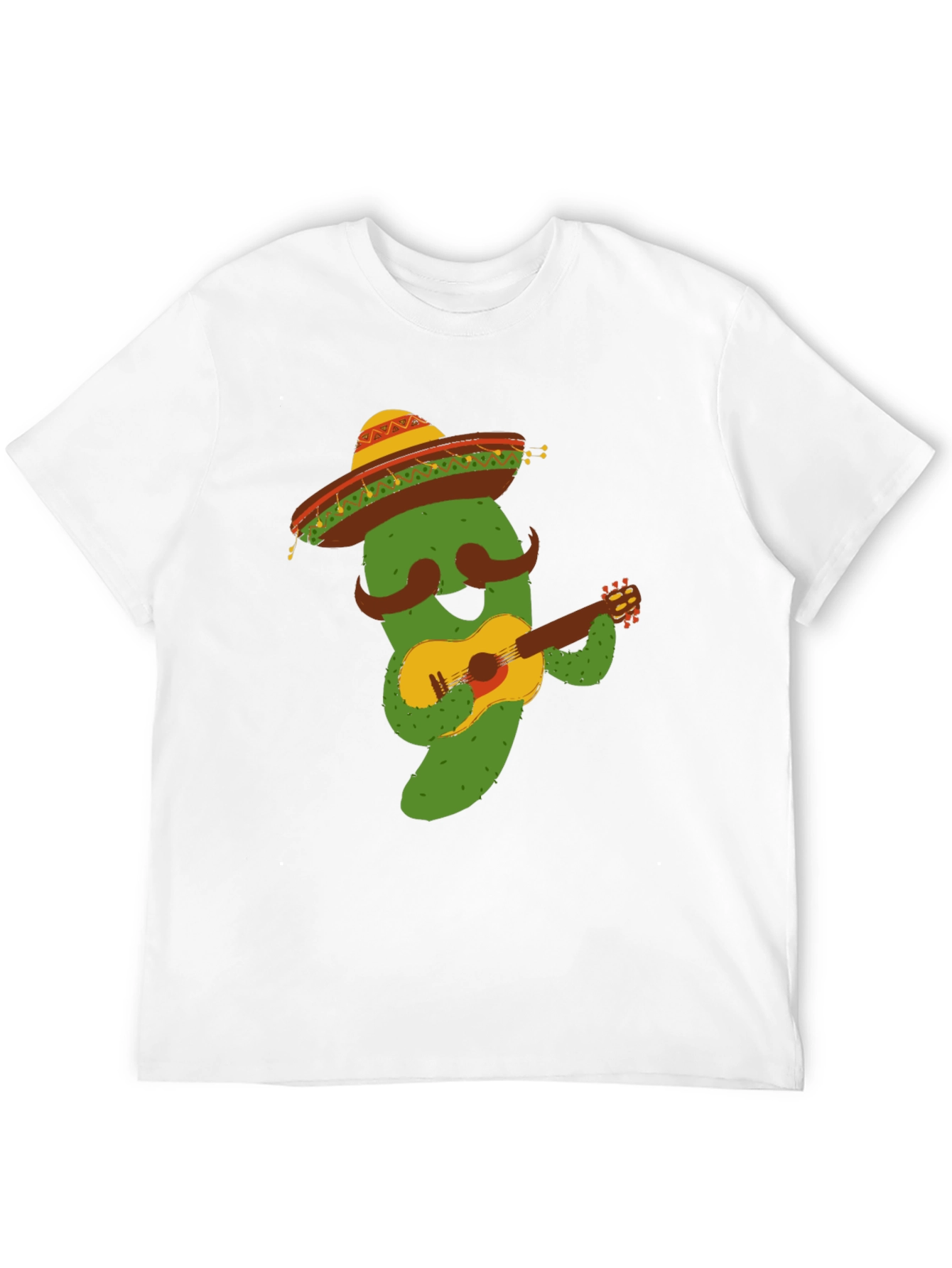 Cactus Guitarist Graphic Tee - Quirky & Comfortable